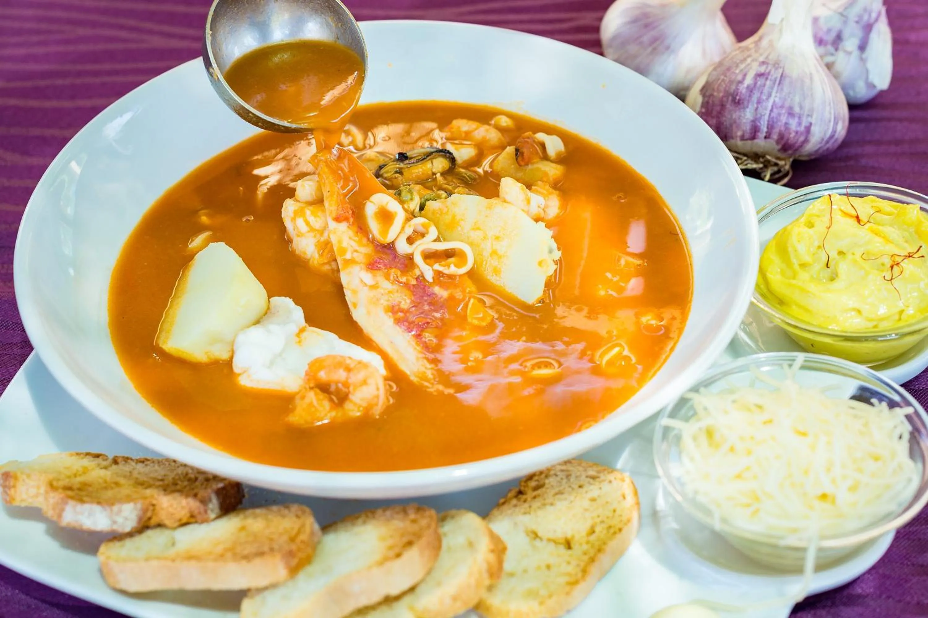 Food close-up in Auberge du Grand Chêne
