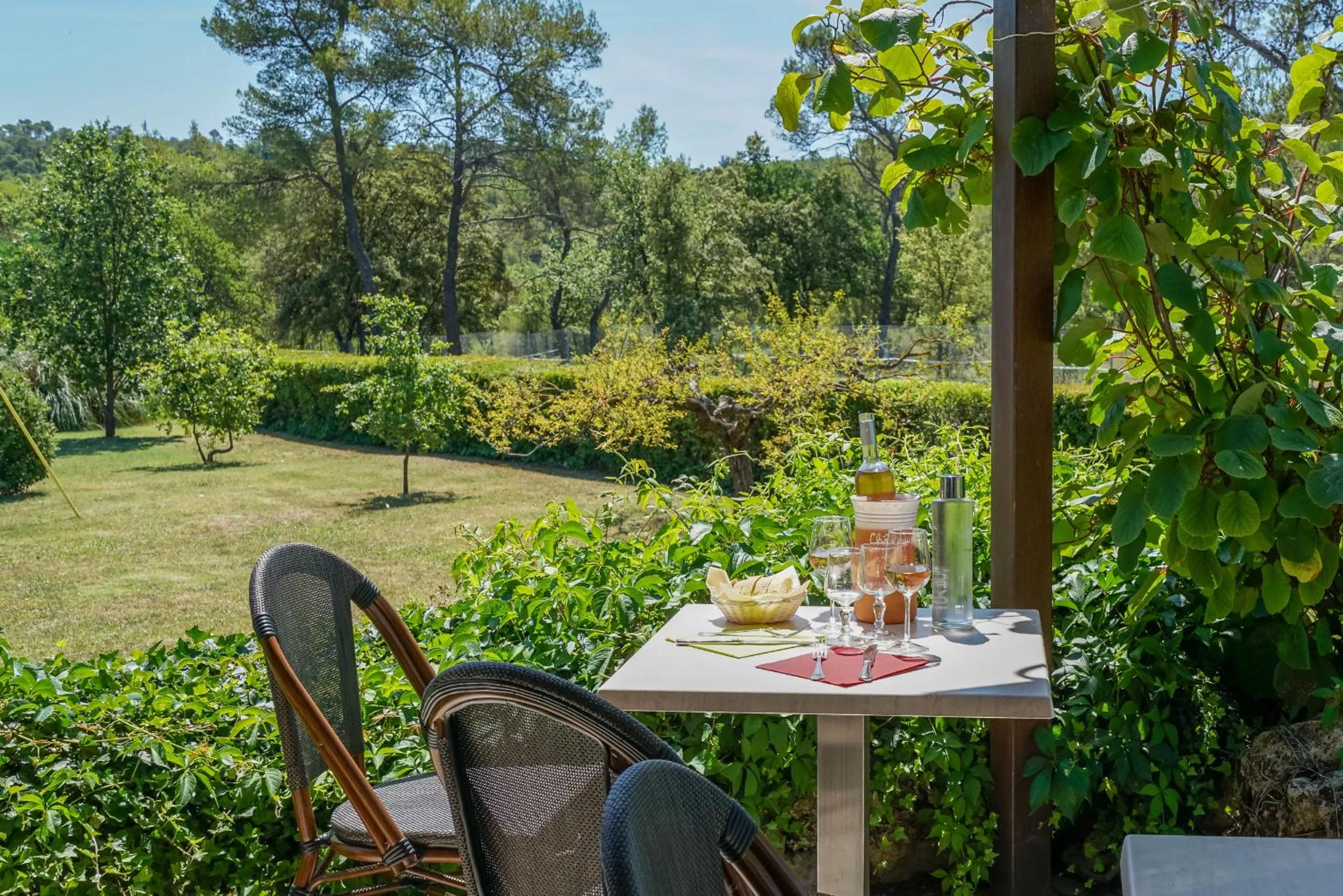 Balcony/Terrace in Auberge du Grand Chêne