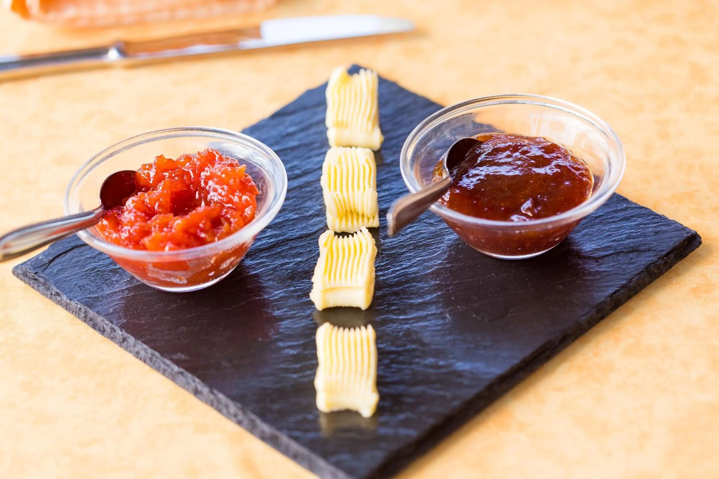 Food close-up in Auberge du Grand Chêne
