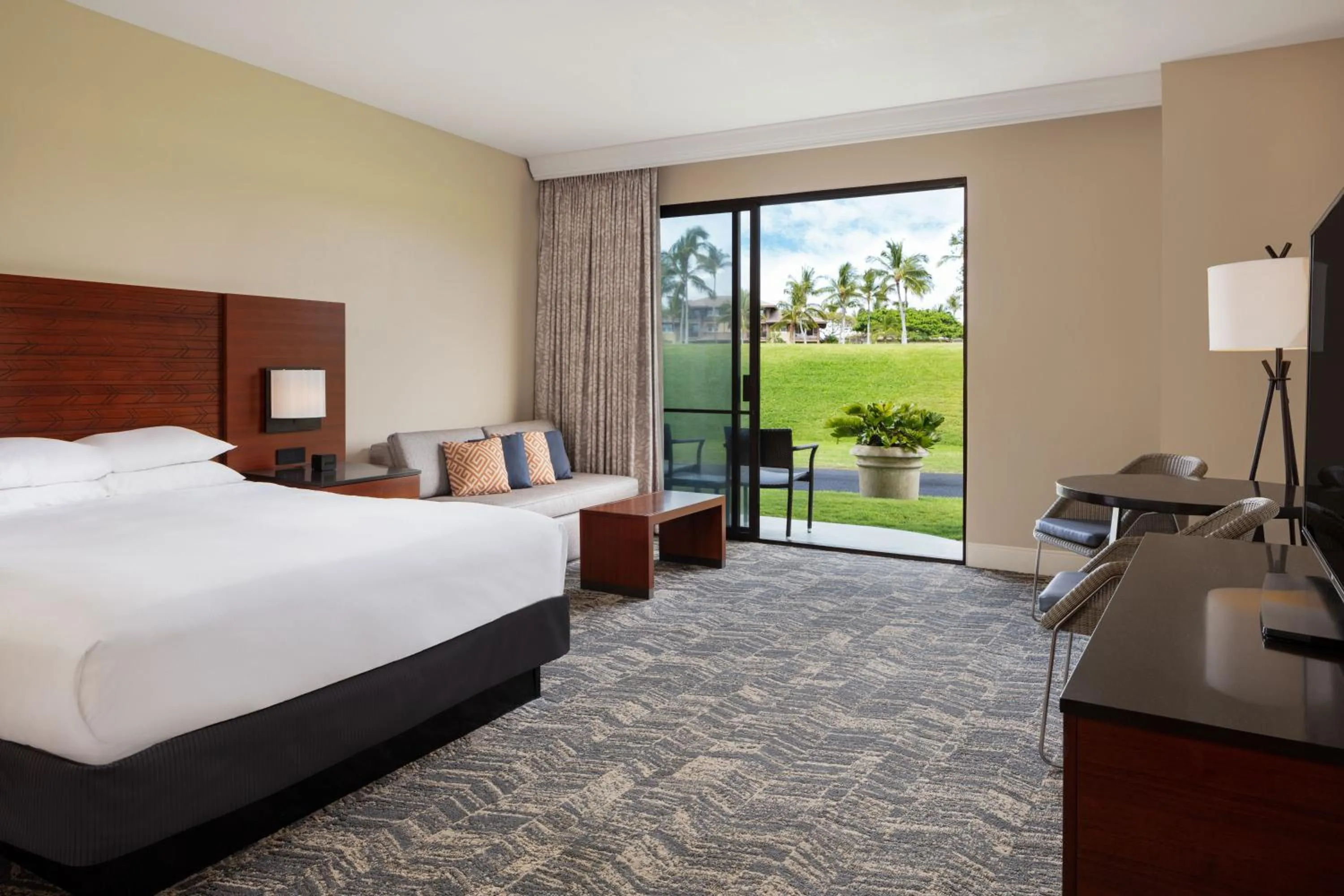 Bedroom, Bed in Hilton Waikoloa Village