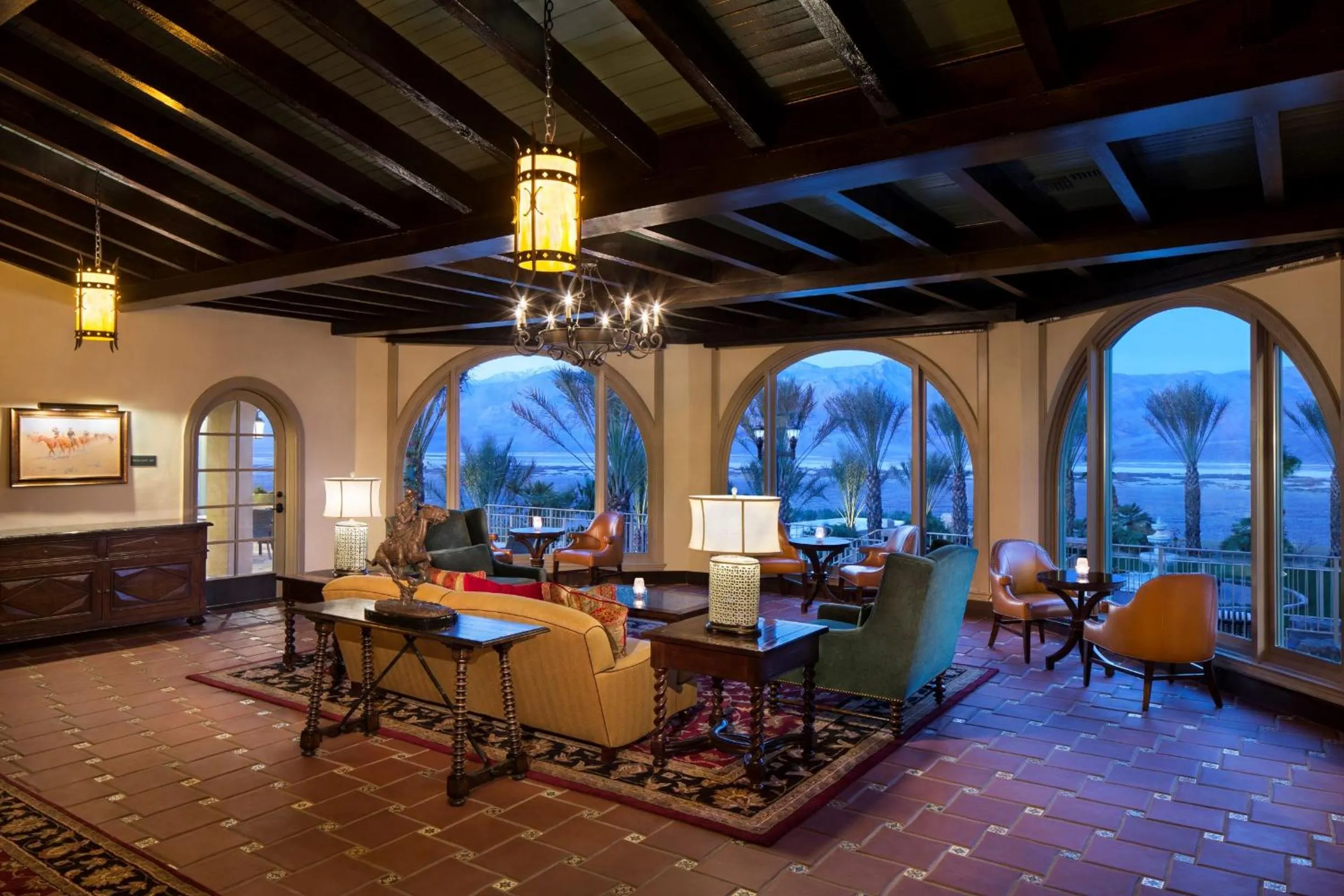 Lobby or reception in The Inn at Death Valley