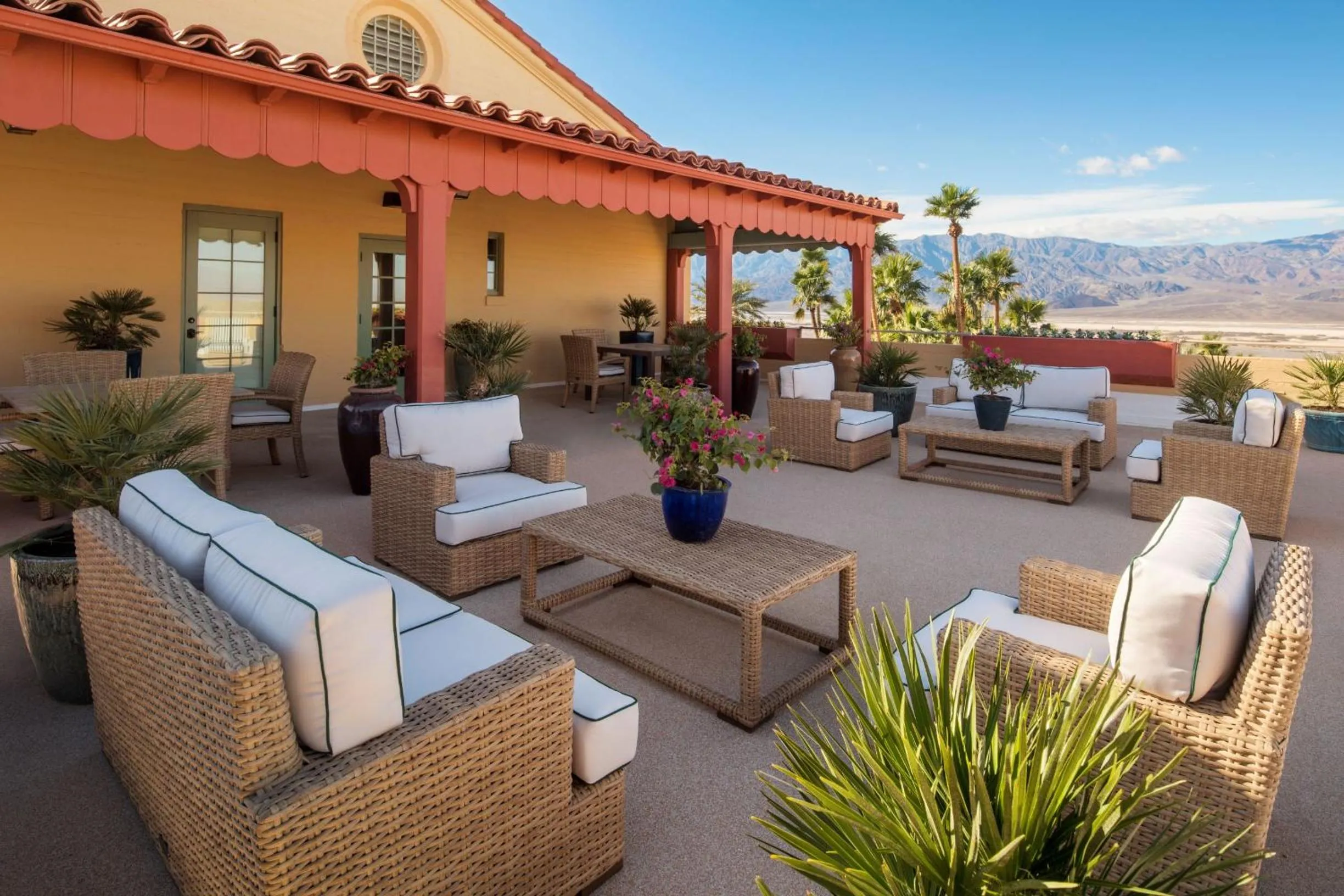 Patio in The Inn at Death Valley