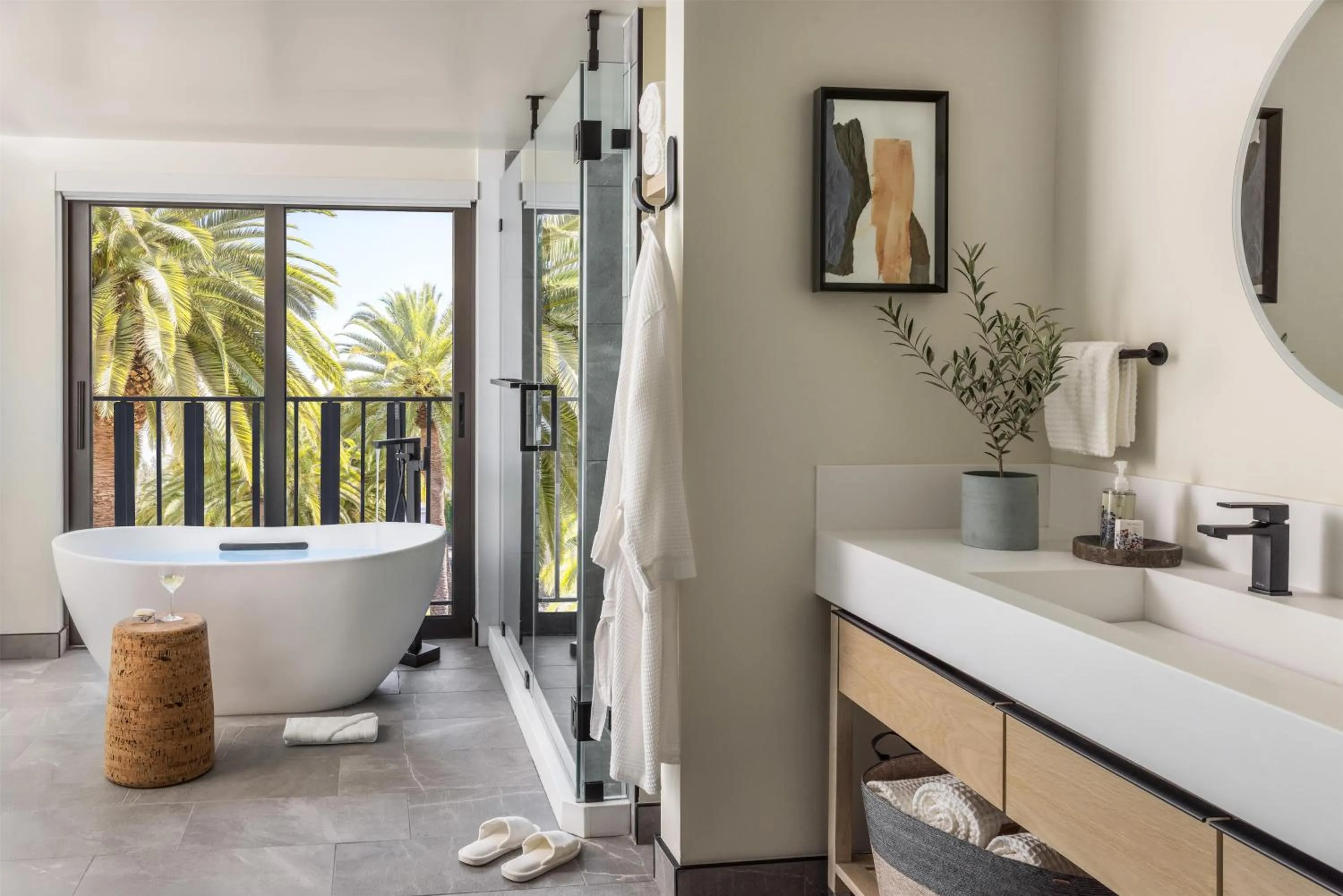 Bathroom in Casa Mani Resort Napa Valley, Curio Collection By Hilton