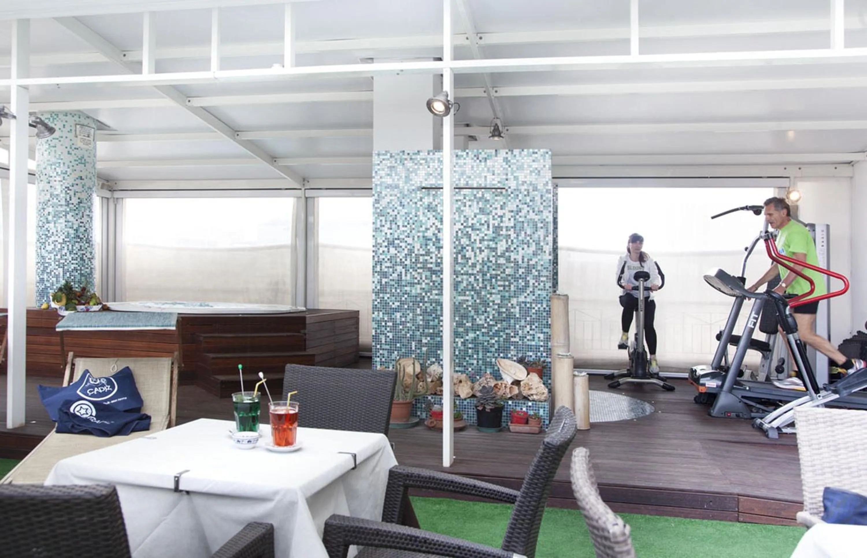 Fitness centre/facilities in Hotel Cadiz