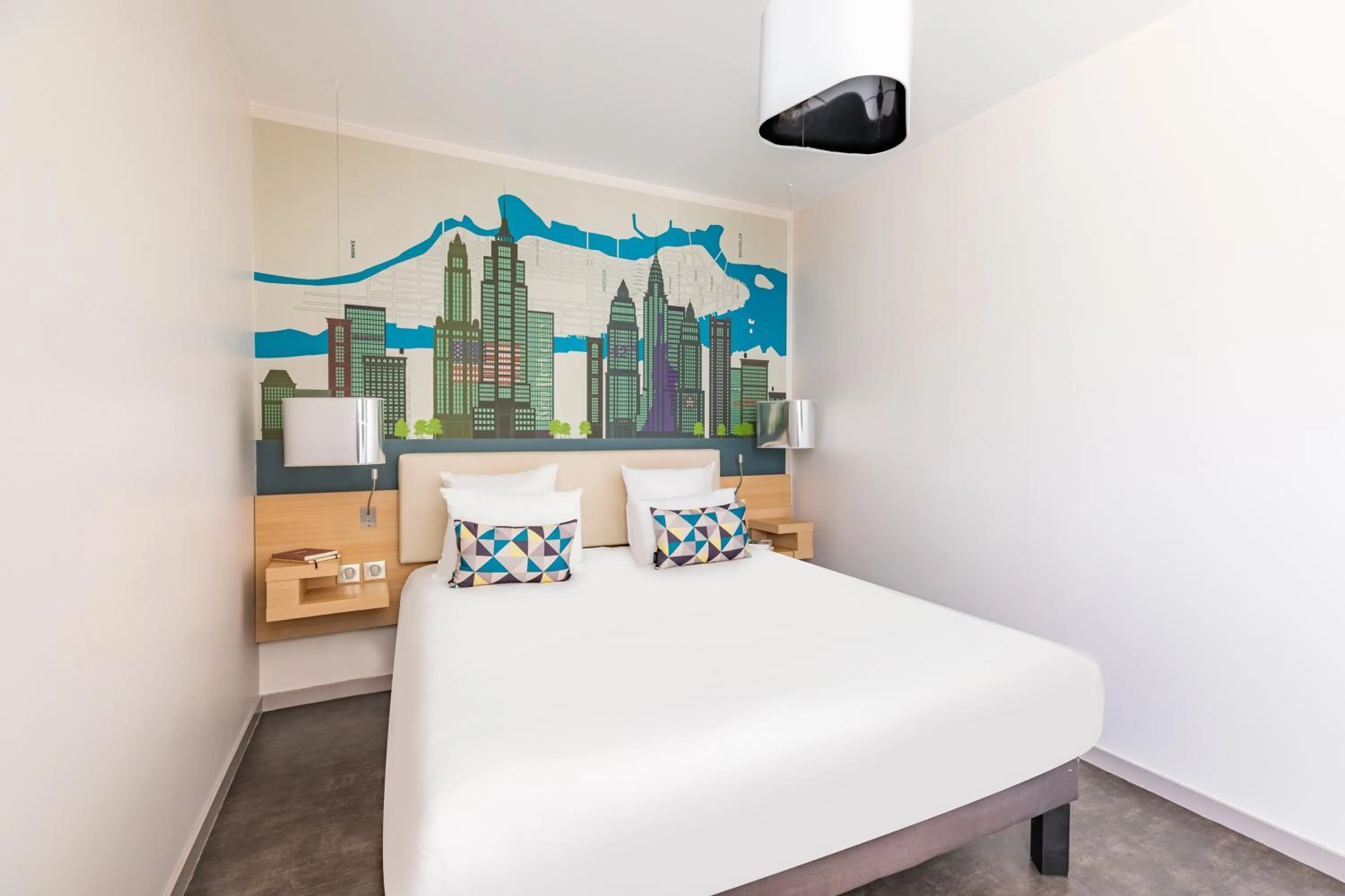 Bed in Appart’City Confort Lyon Cité Internationale