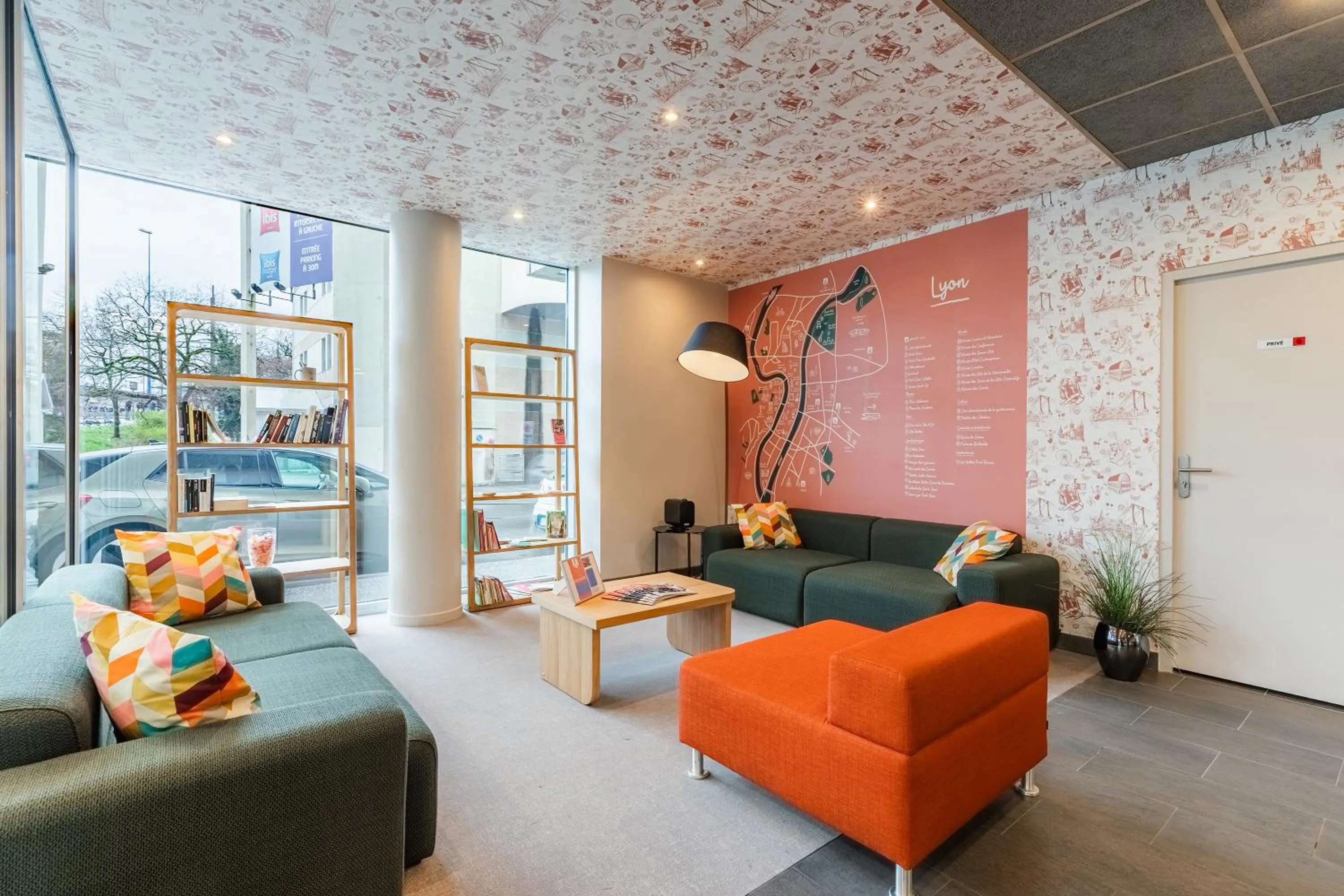 Lobby or reception in Appart’City Confort Lyon Cité Internationale