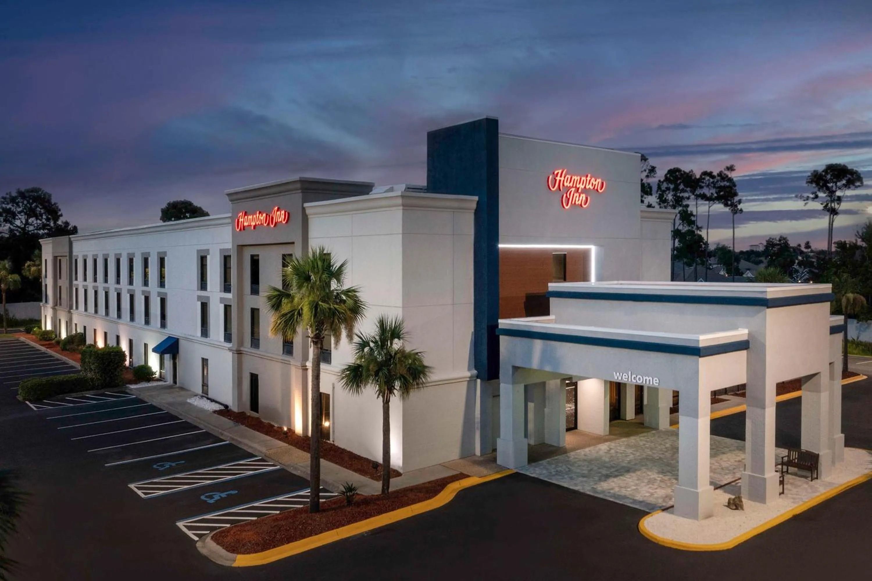 Property building in Hampton Inn by Hilton Panama City Beach