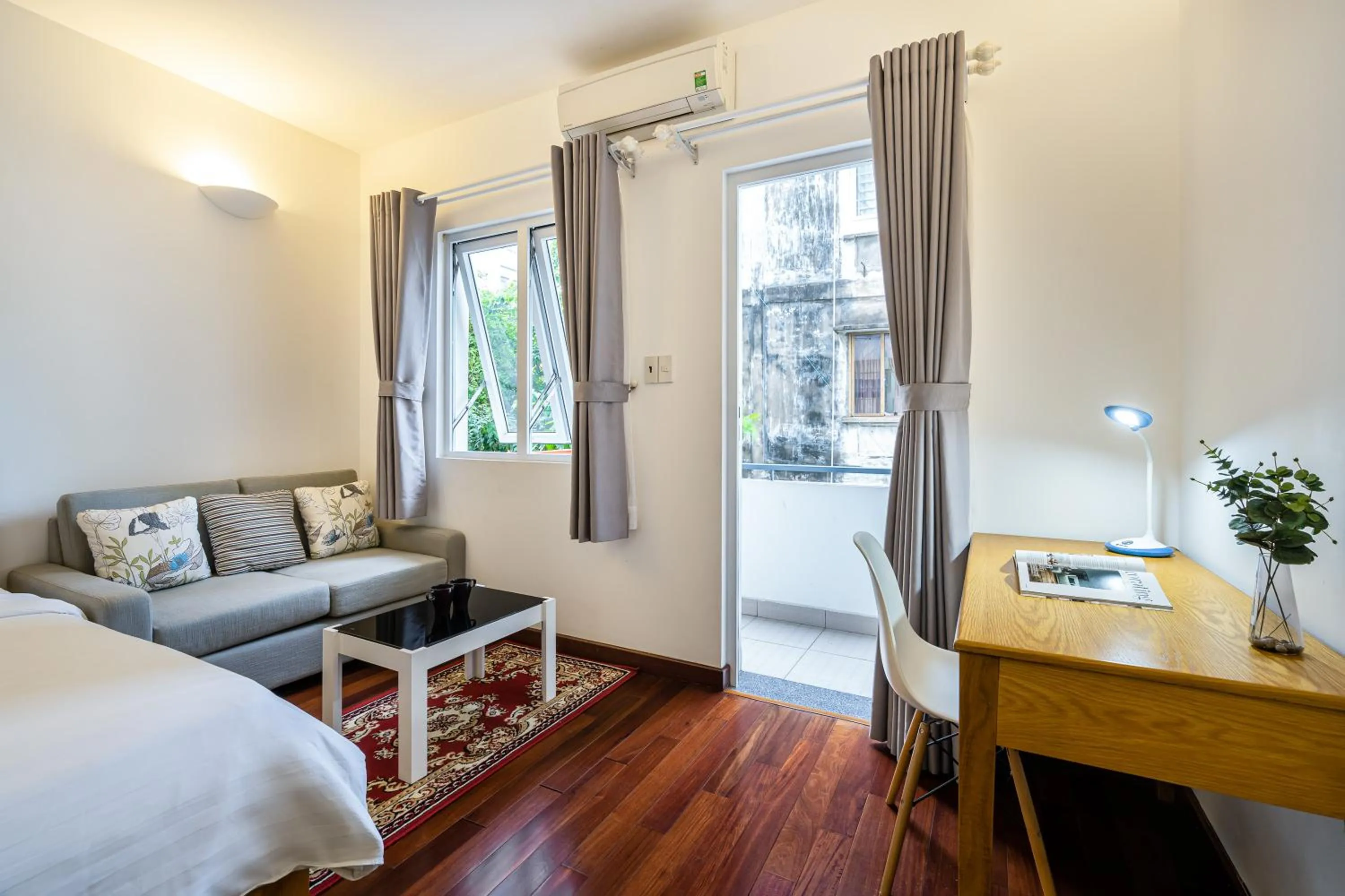 Bedroom, Bed in SaigonOne Serviced Apartment