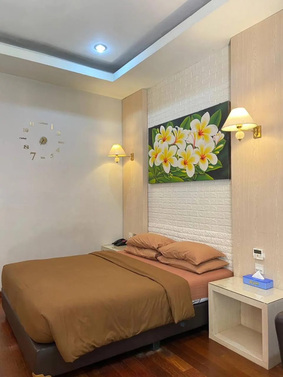 Bed in Hotel Pesona Merak