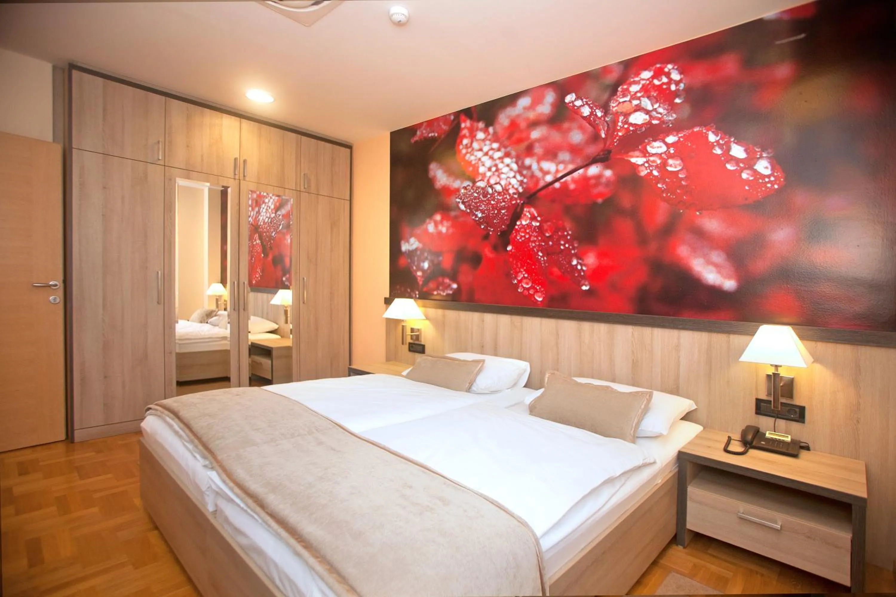 Bedroom, Bed in Hotel Calypso