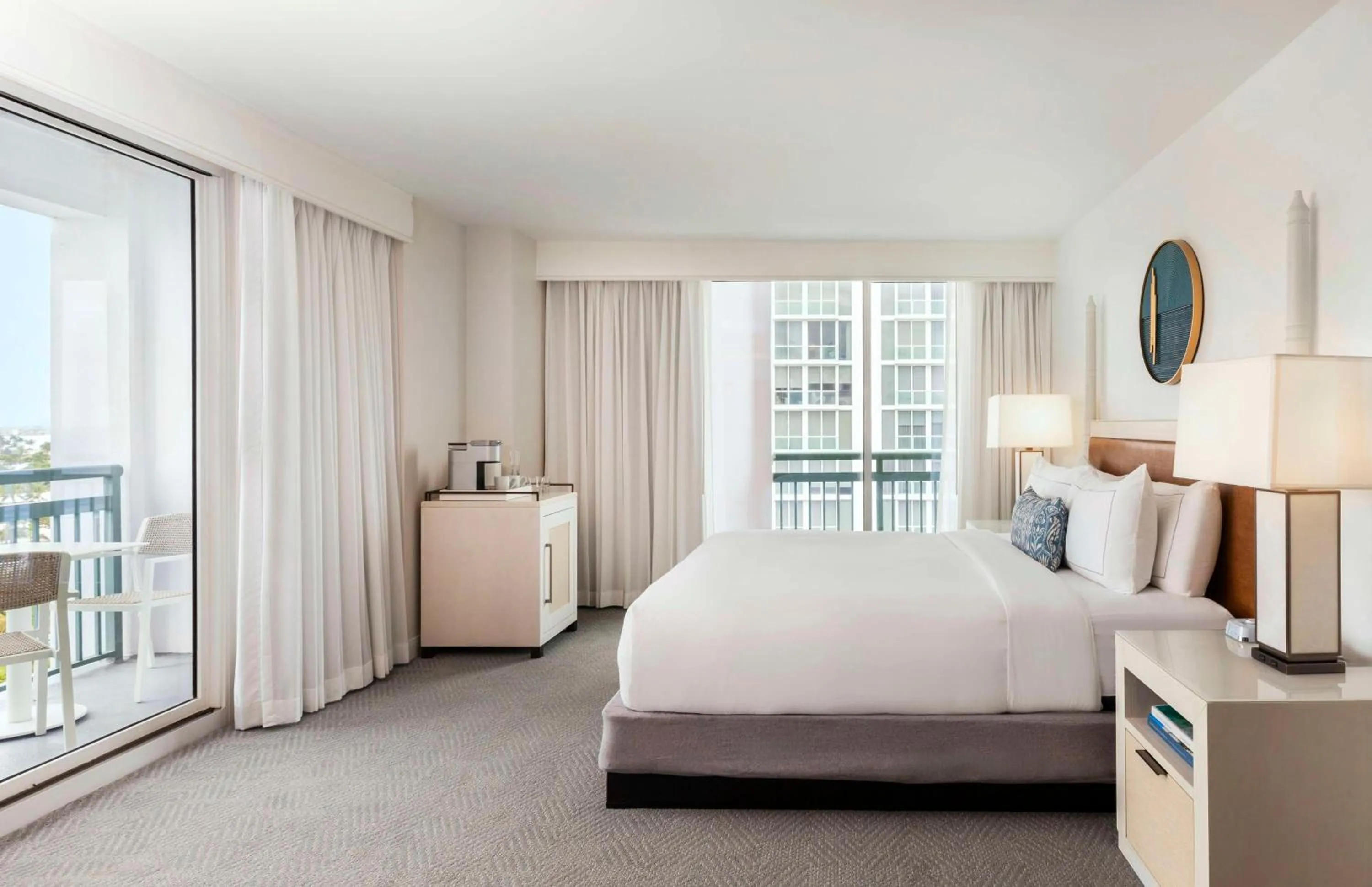 Bed in The Singer Oceanfront Resort, Curio Collection by Hilton