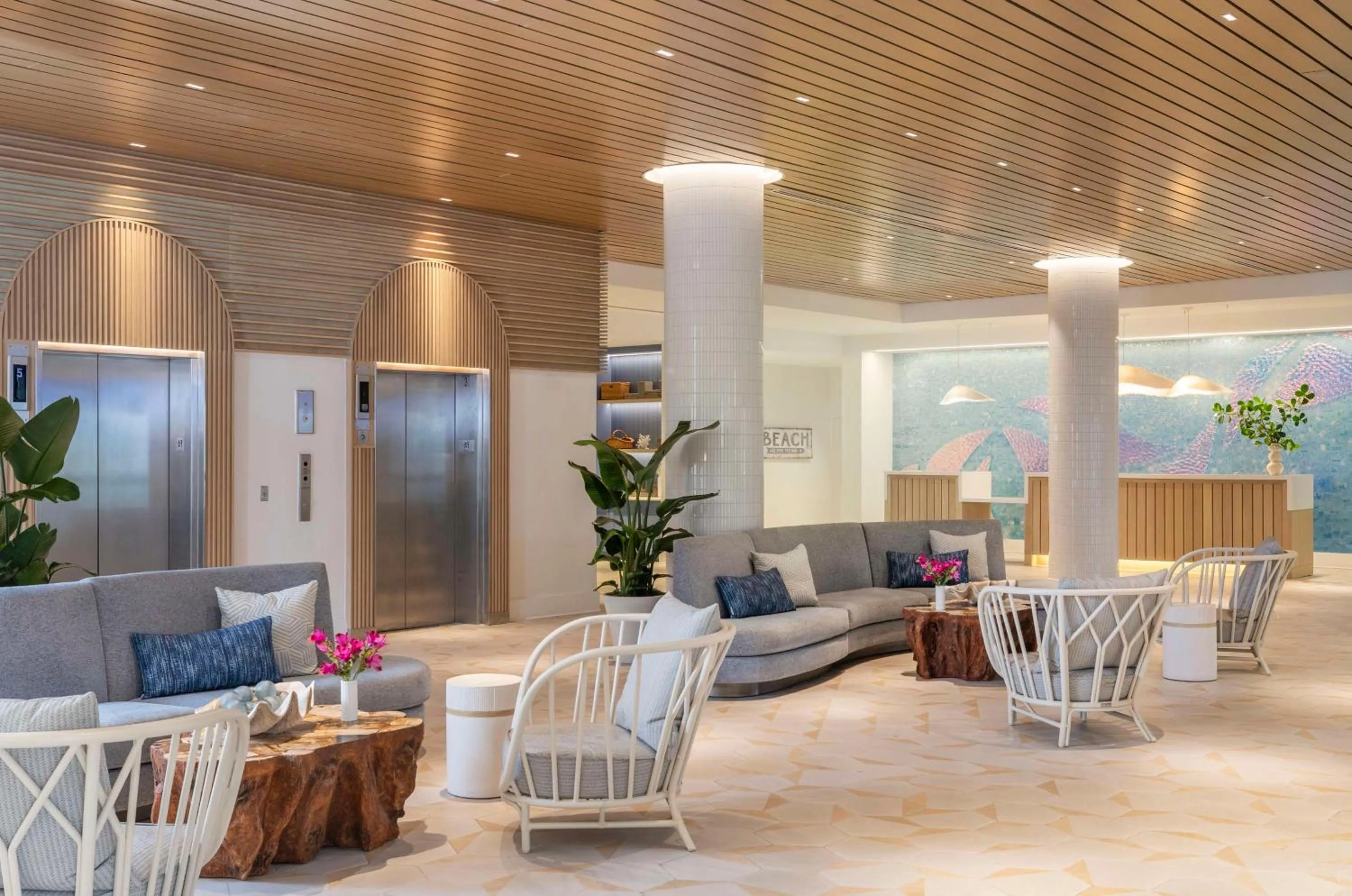 Lobby or reception in The Singer Oceanfront Resort, Curio Collection by Hilton
