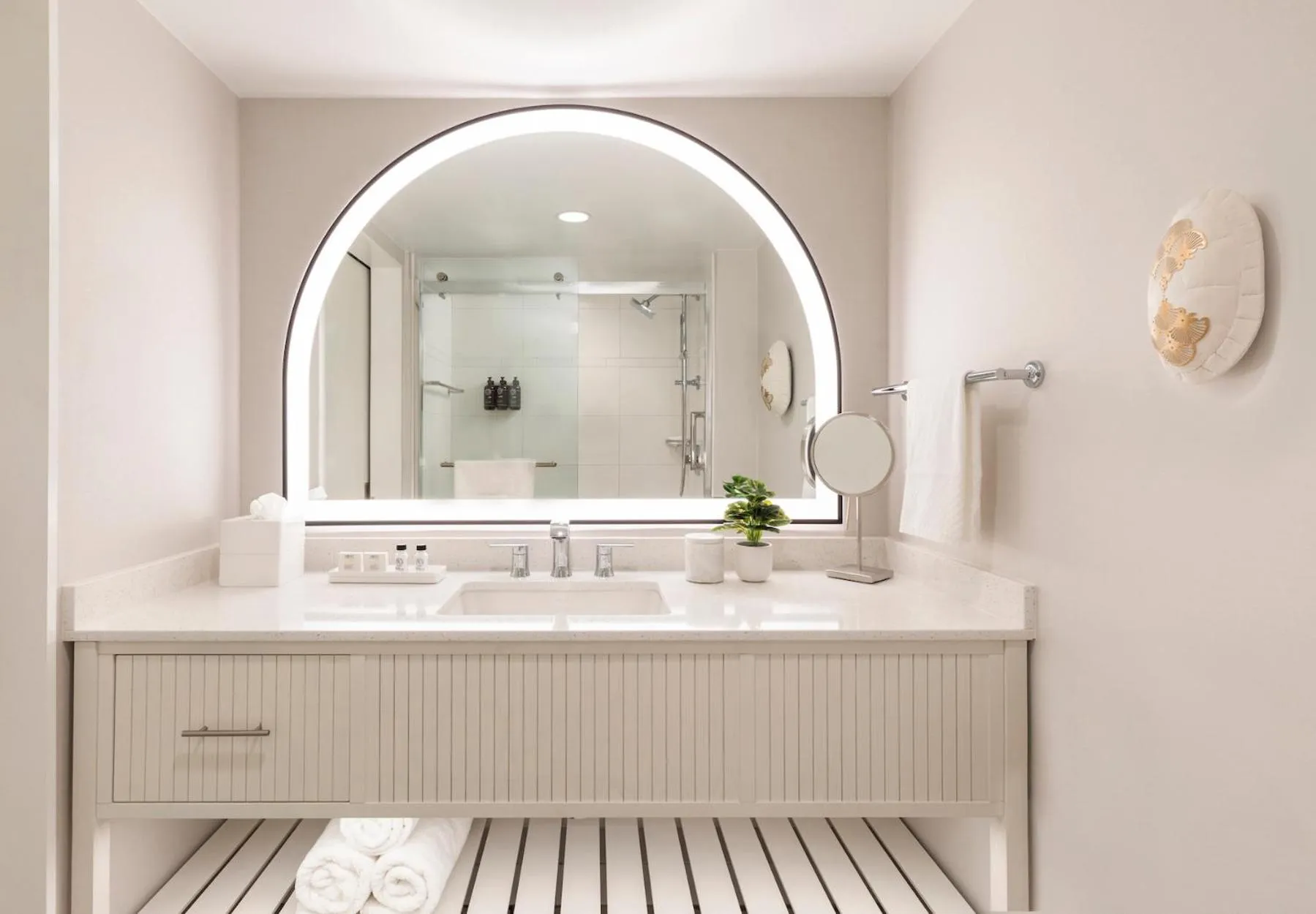 Shower in The Singer Oceanfront Resort, Curio Collection by Hilton