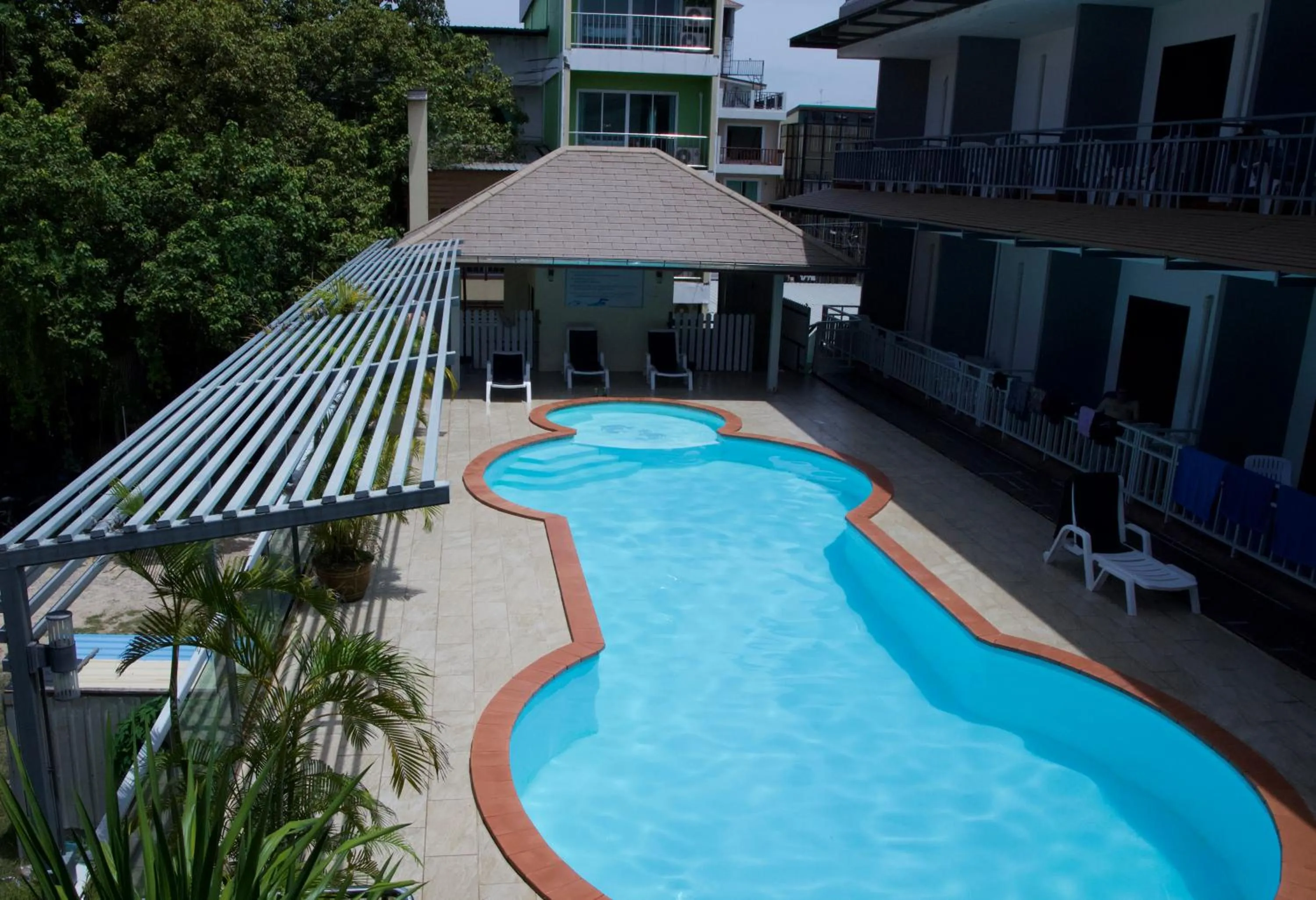 Pool view in CHA AM MY HOUSE Resort