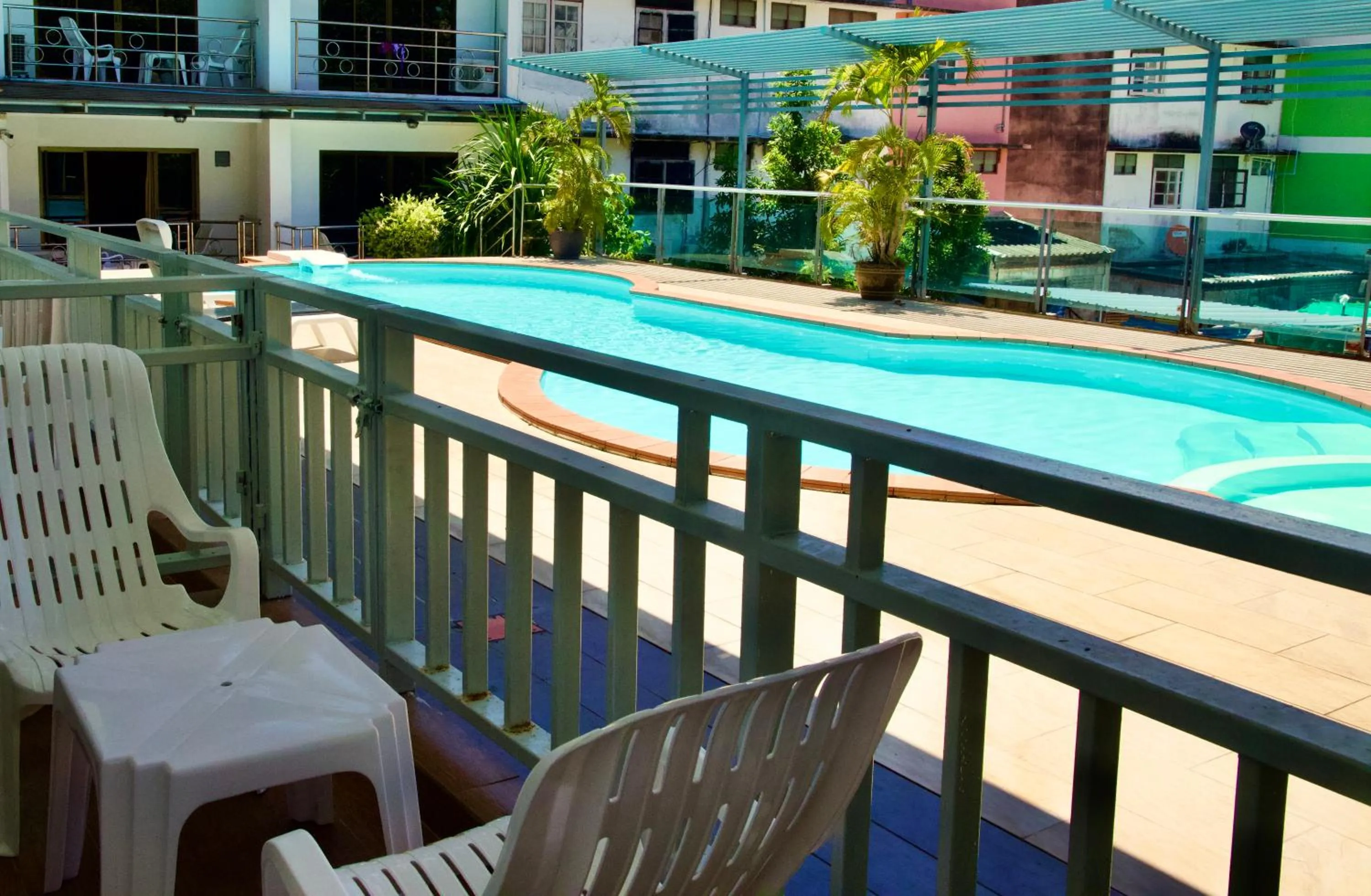 Pool view in CHA AM MY HOUSE Resort