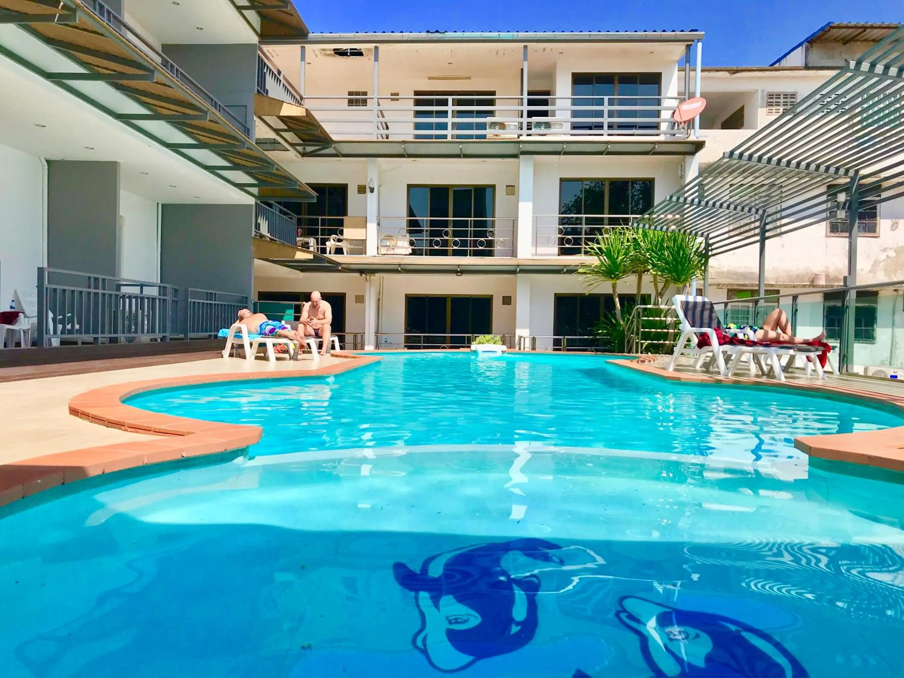 Swimming pool in CHA AM MY HOUSE Resort