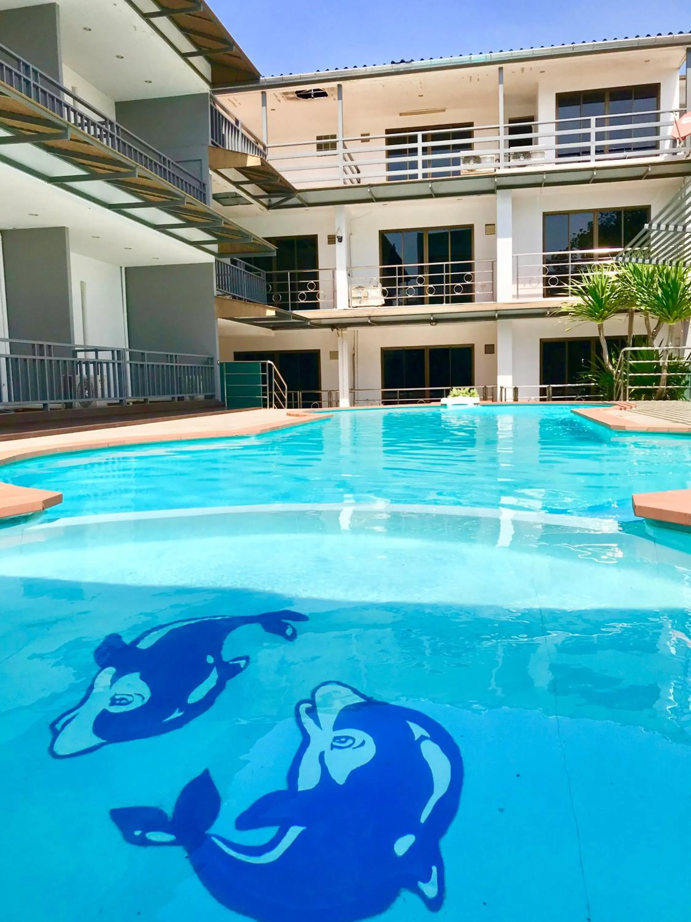 Swimming pool in CHA AM MY HOUSE Resort