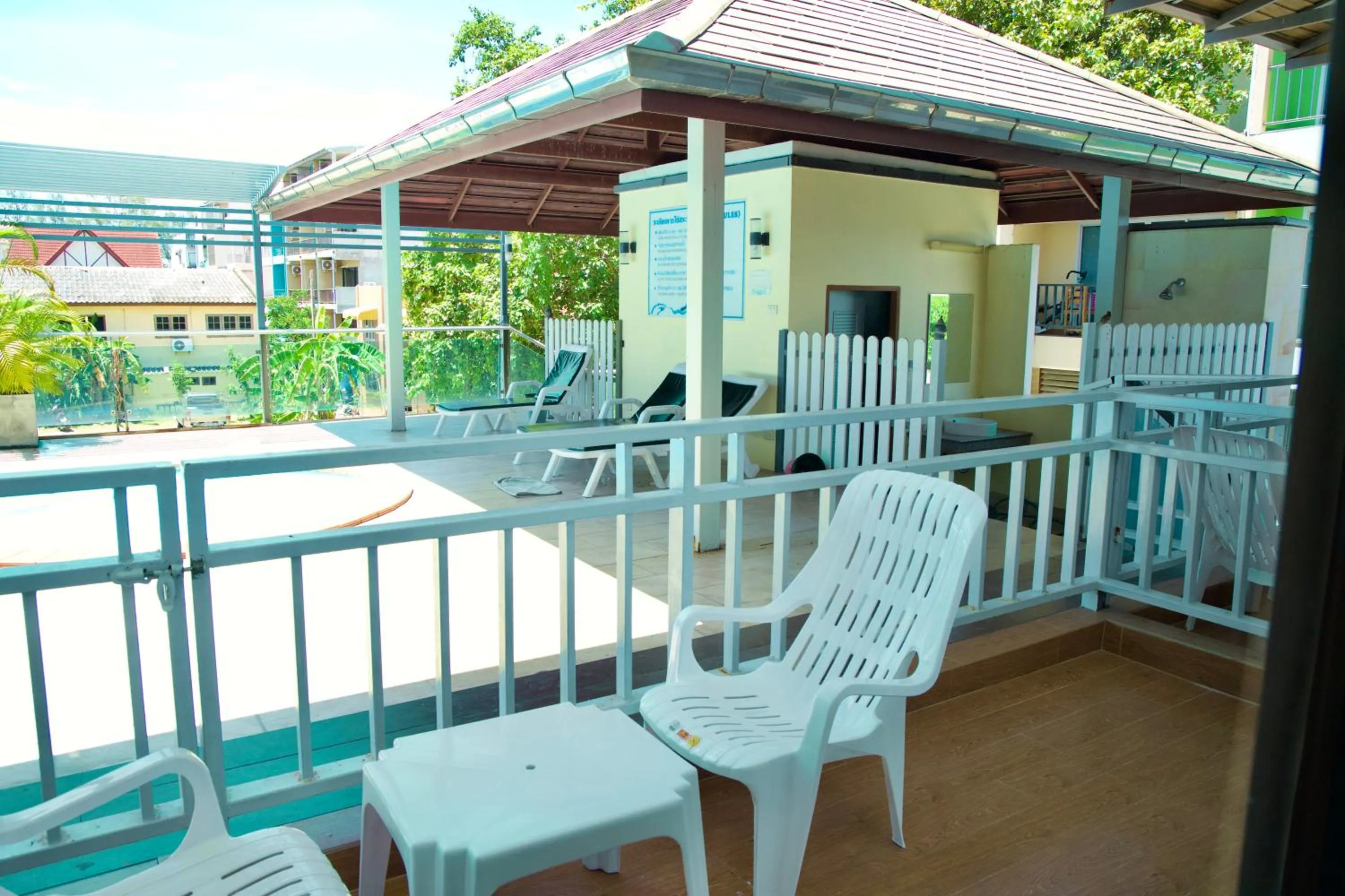 Pool view in CHA AM MY HOUSE Resort