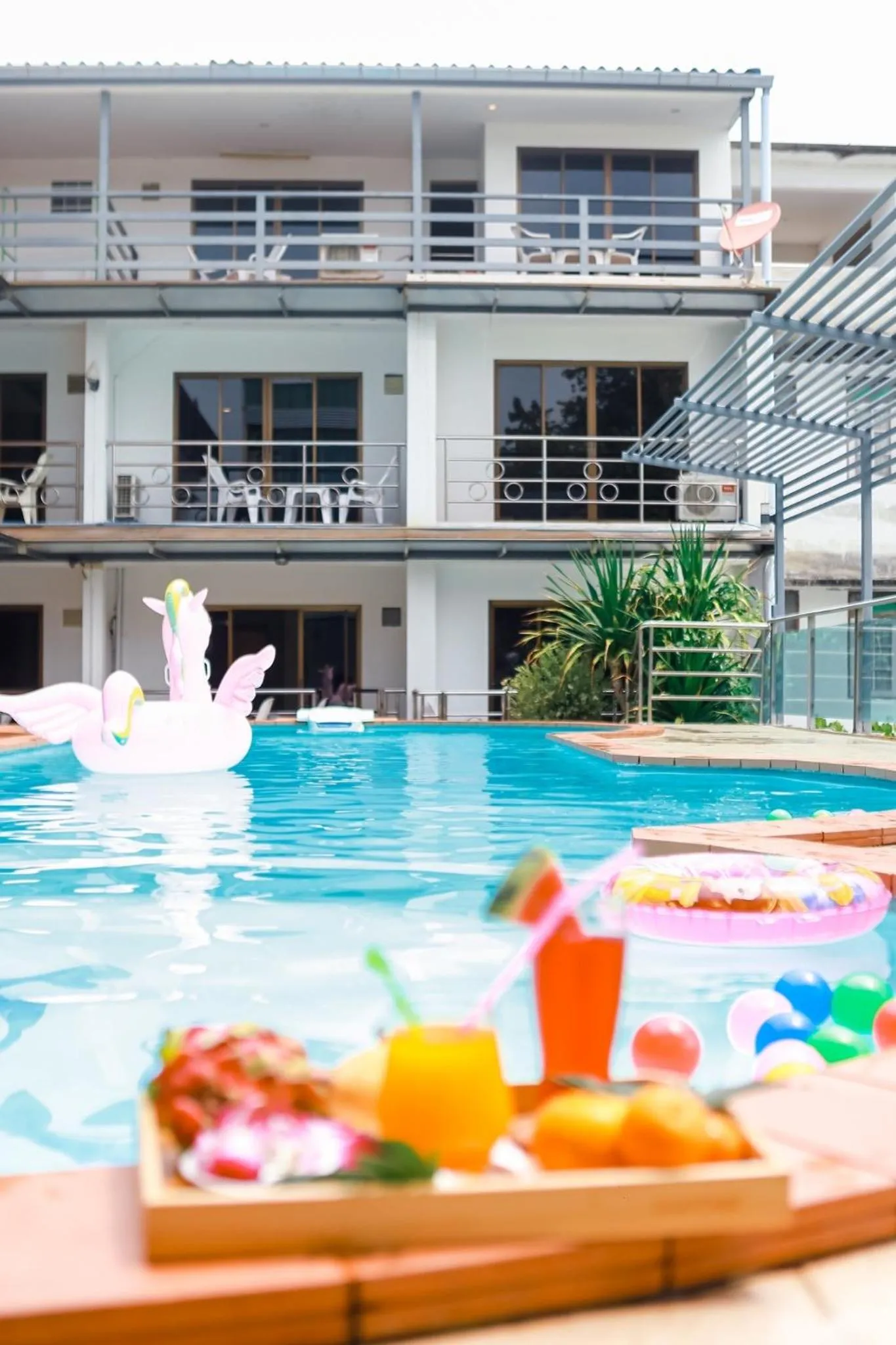 Swimming pool in CHA AM MY HOUSE Resort