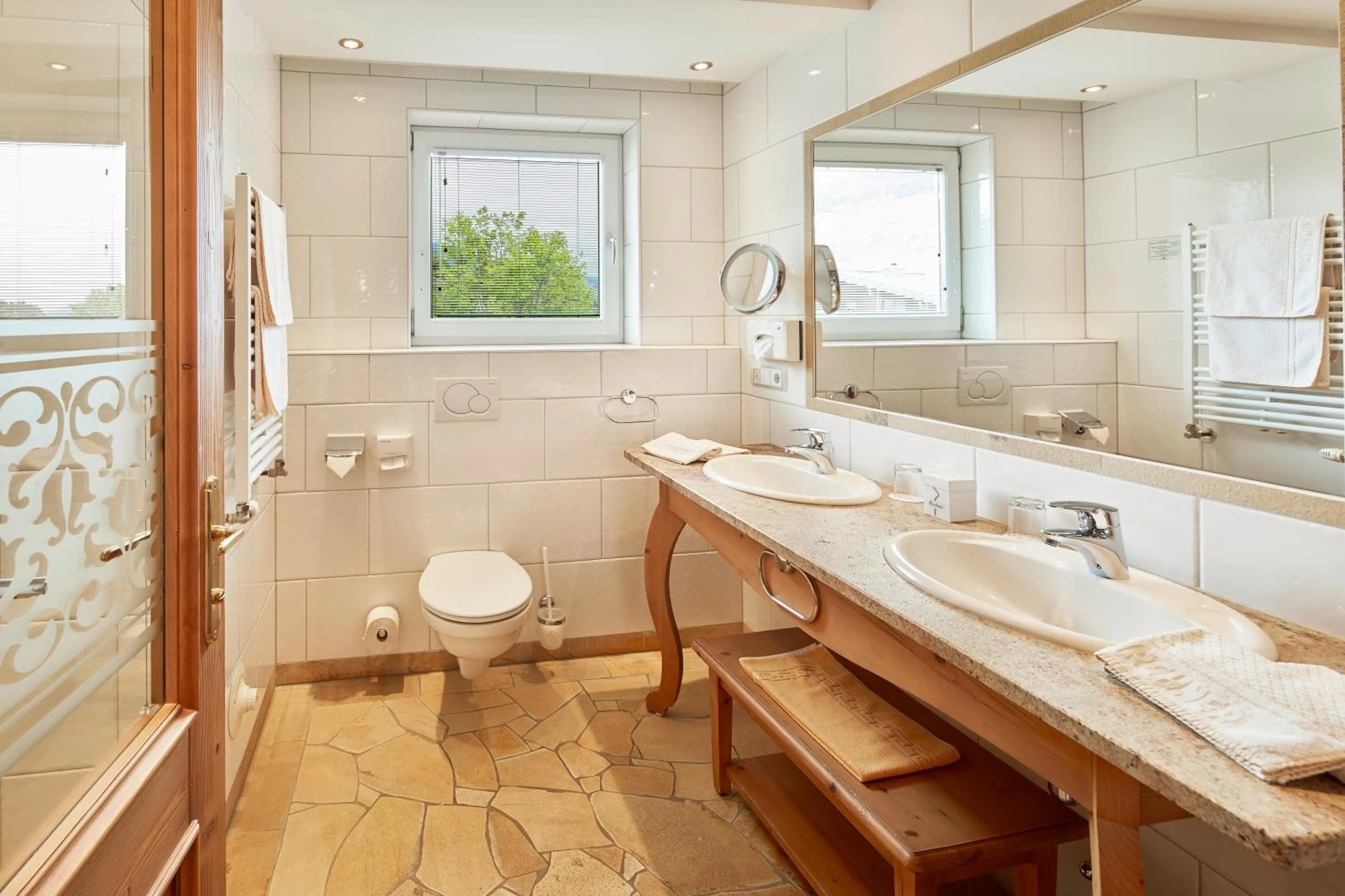 Bathroom in Wanderhotel Kirchner