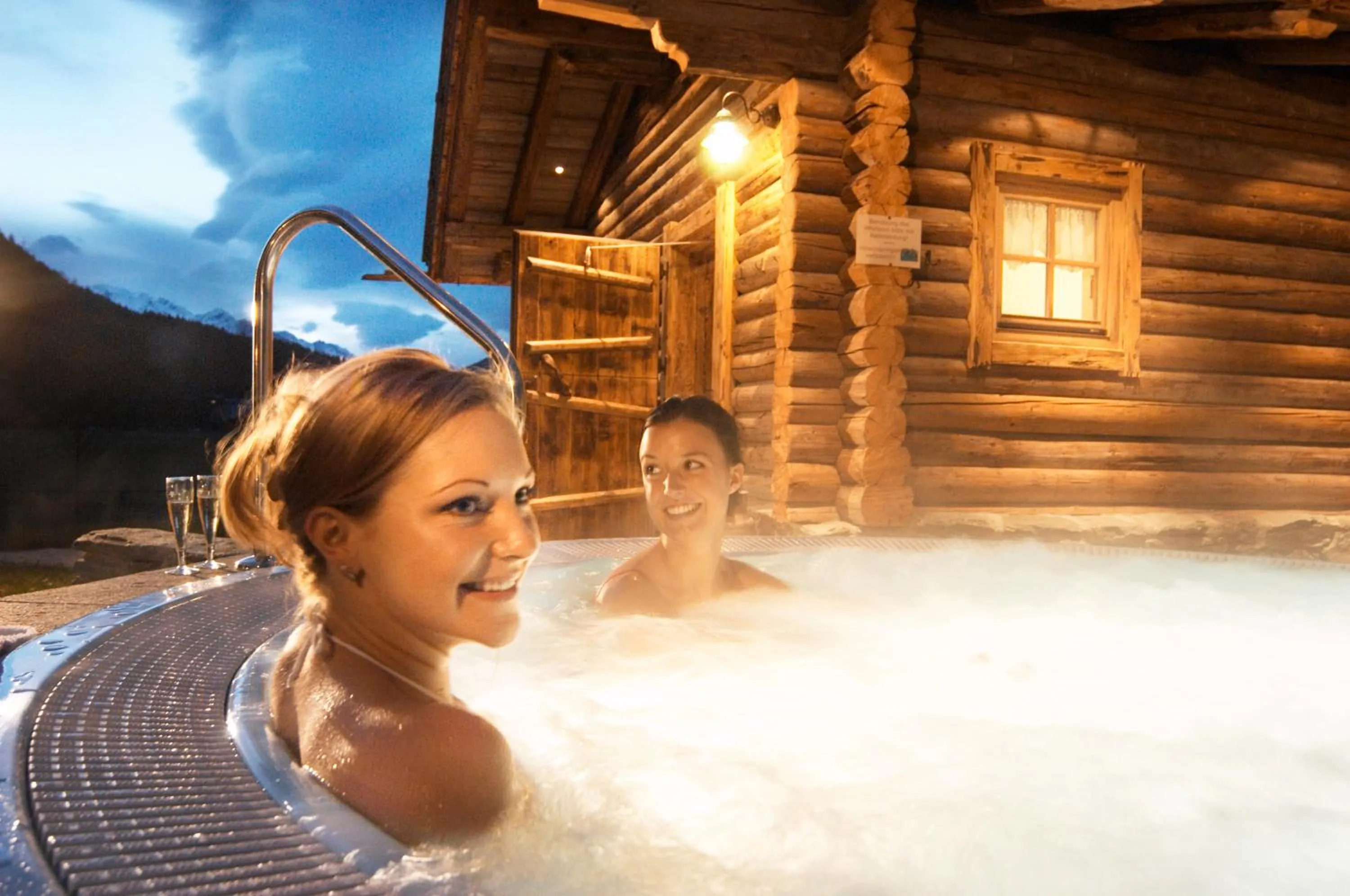 Hot Tub in Wanderhotel Kirchner