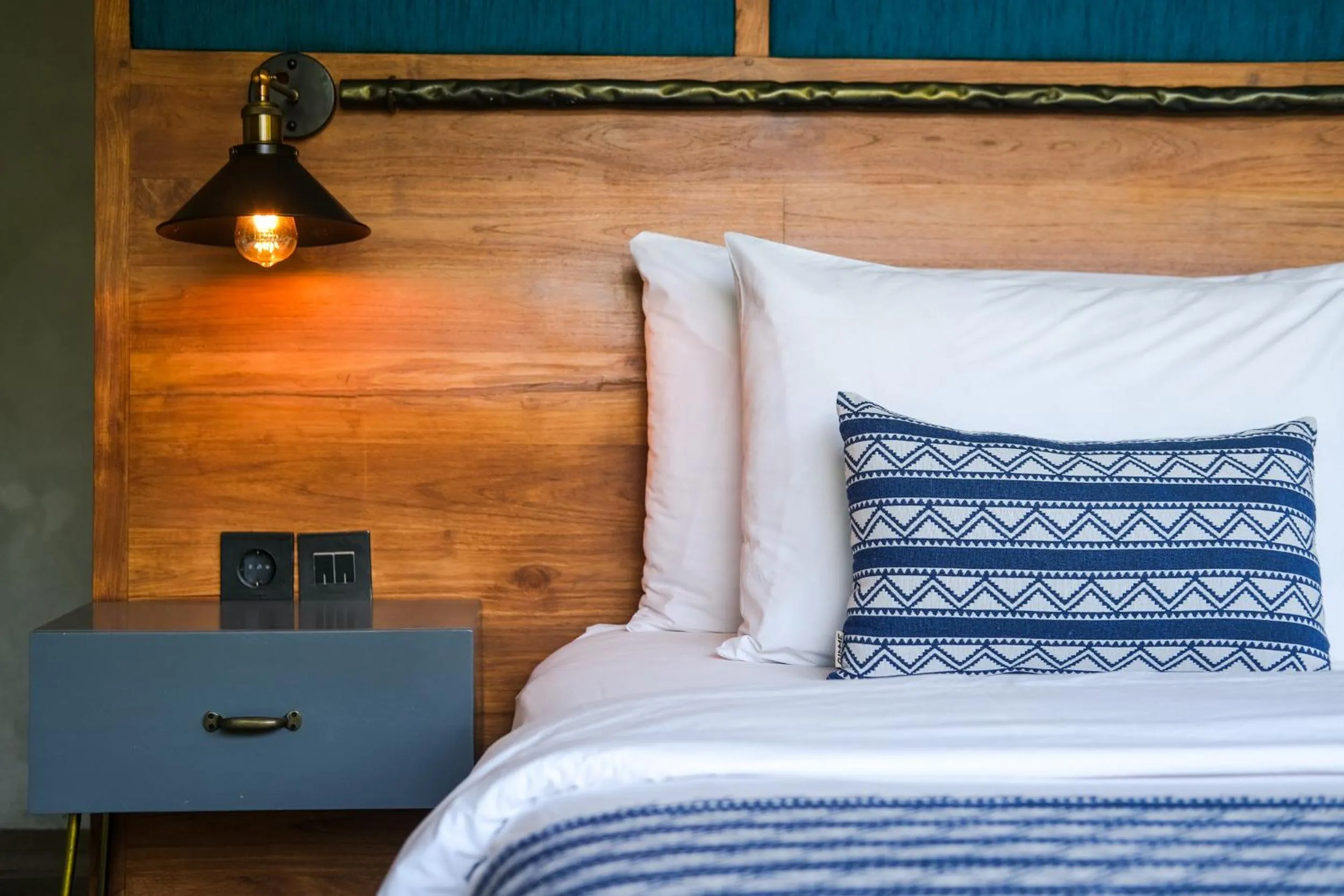 Decorative detail, Bed in The Elementum