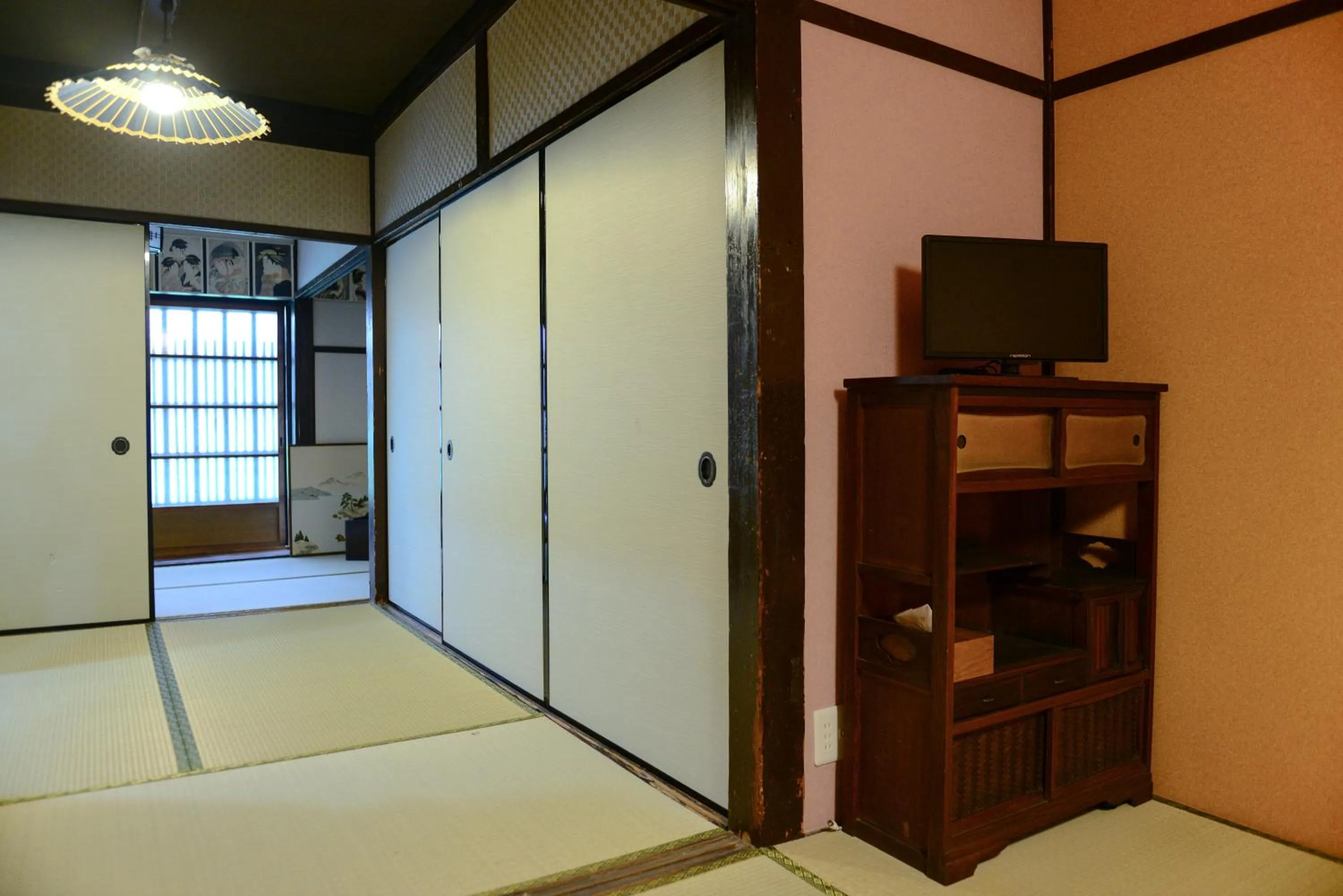 Living room, Bed in Nishioji TANUKI