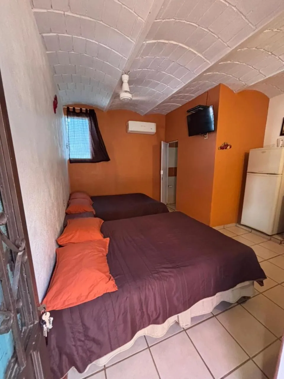 Bed in Bungalows Flamingos