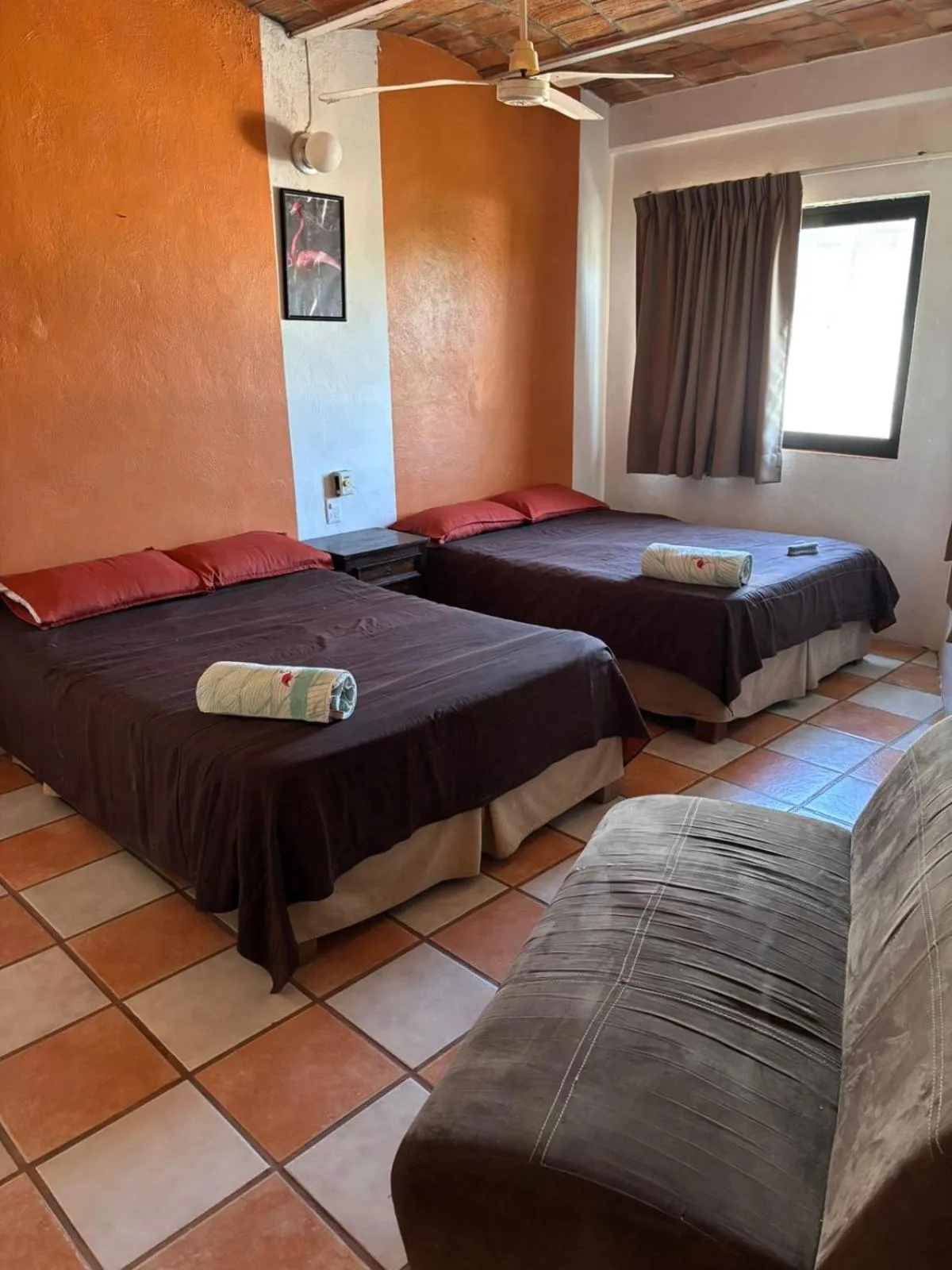 Bedroom in Bungalows Flamingos