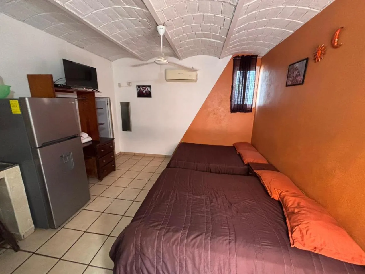 Bed in Bungalows Flamingos