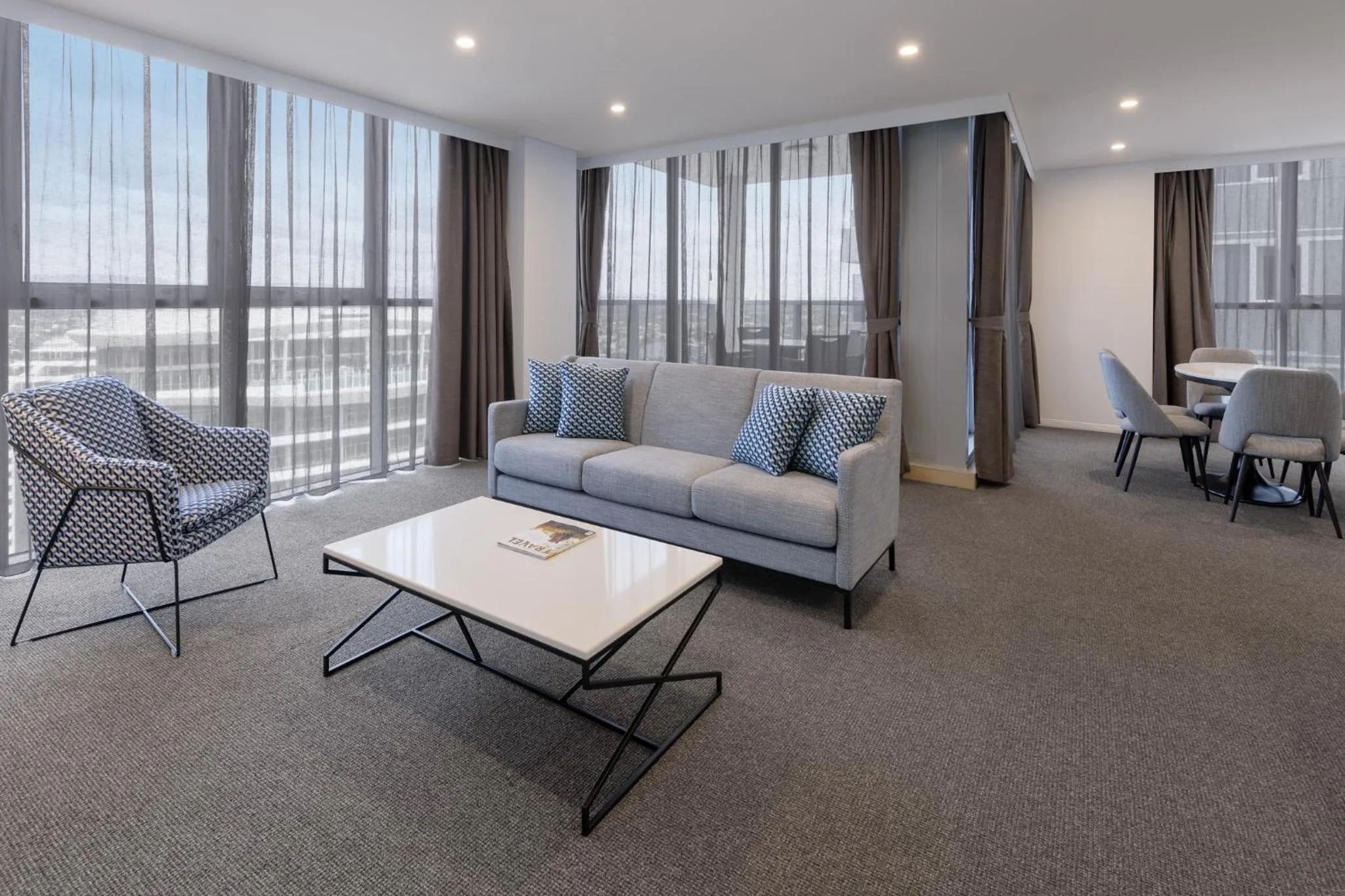 Living room in Meriton Suites Broadbeach