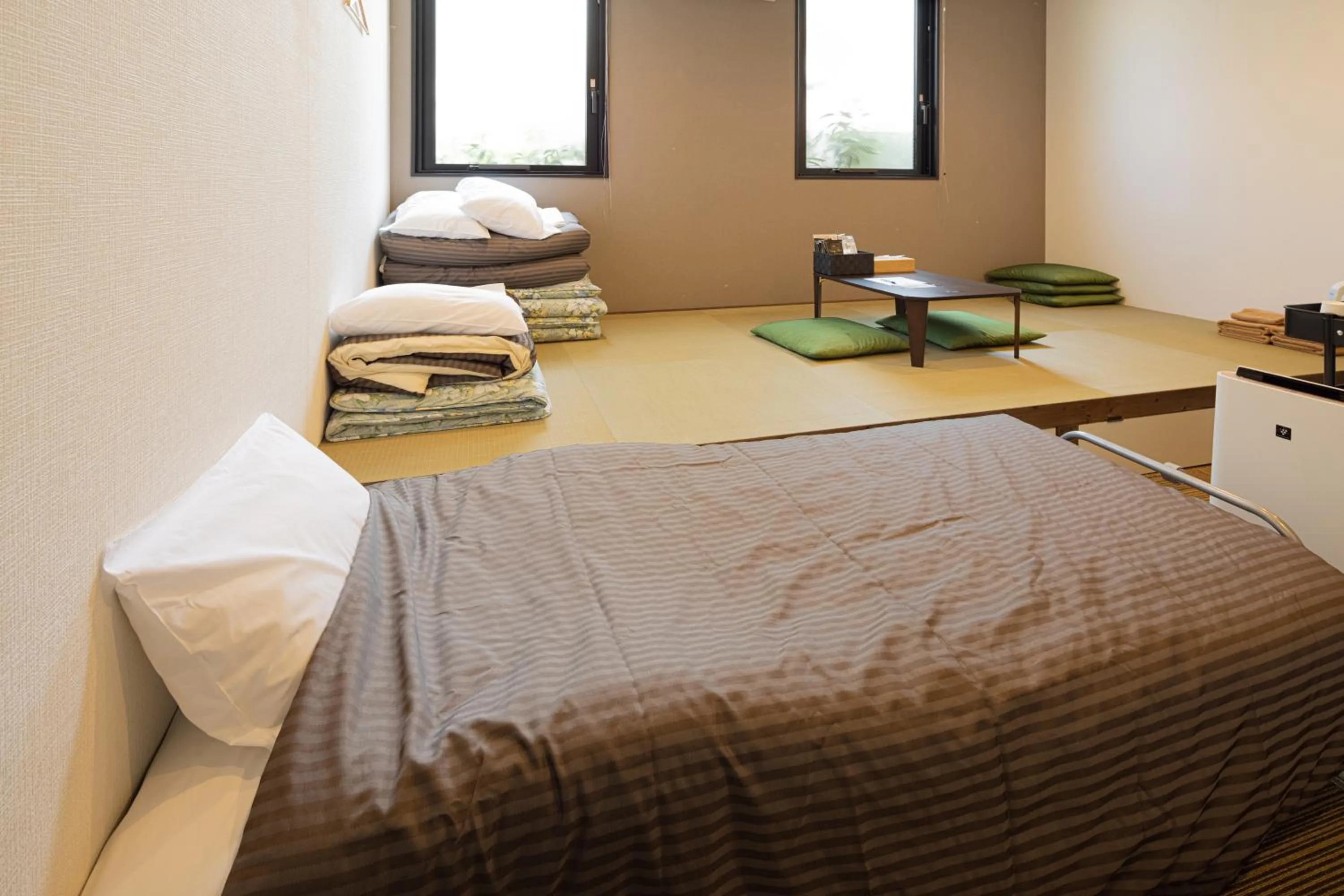 Photo of the whole room, Bed in Hotel Tohko HakataGion