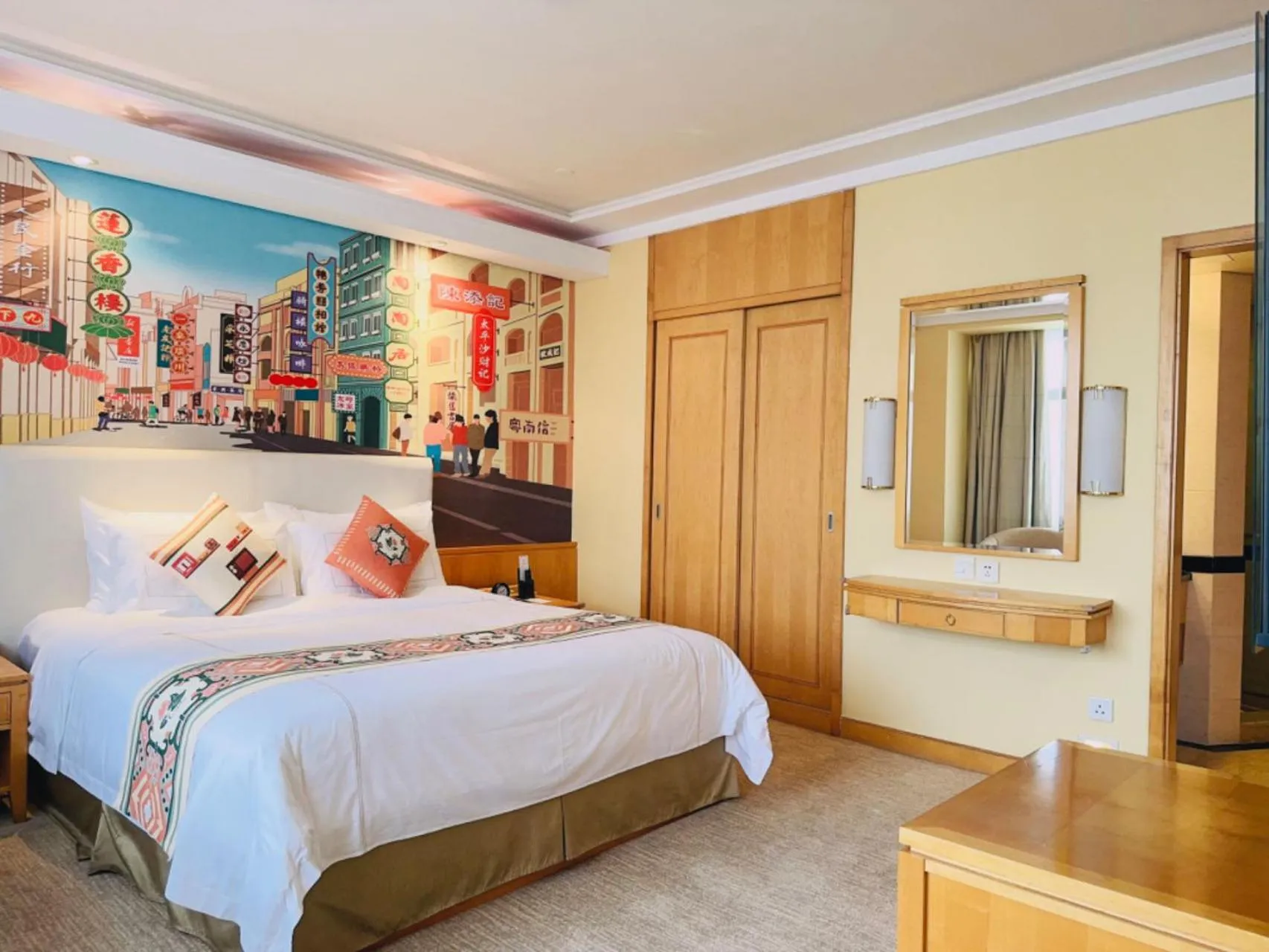 Bedroom, Bed in Baiyun Hotel Guangzhou