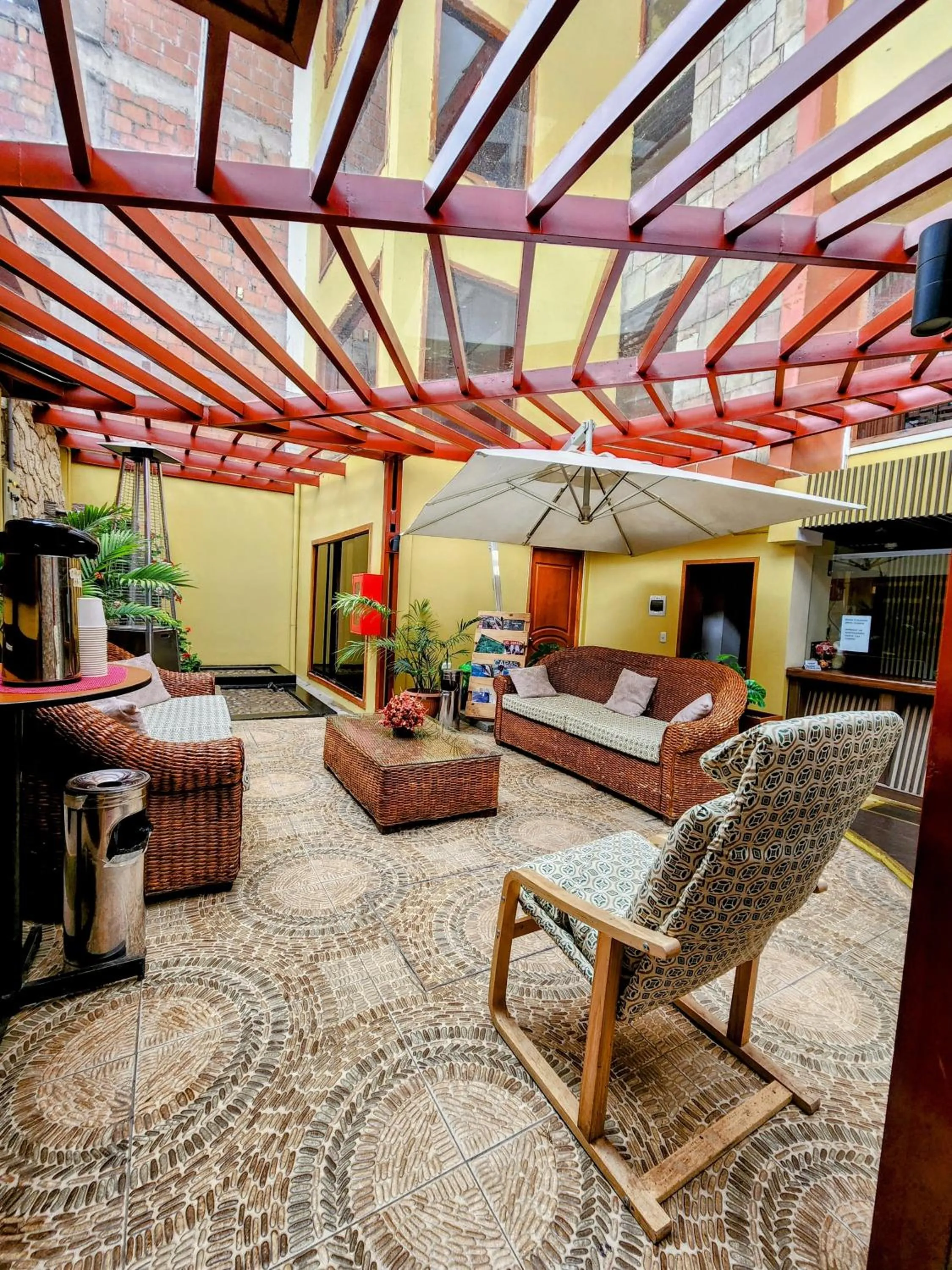 Seating area in El Mariscal Cusco