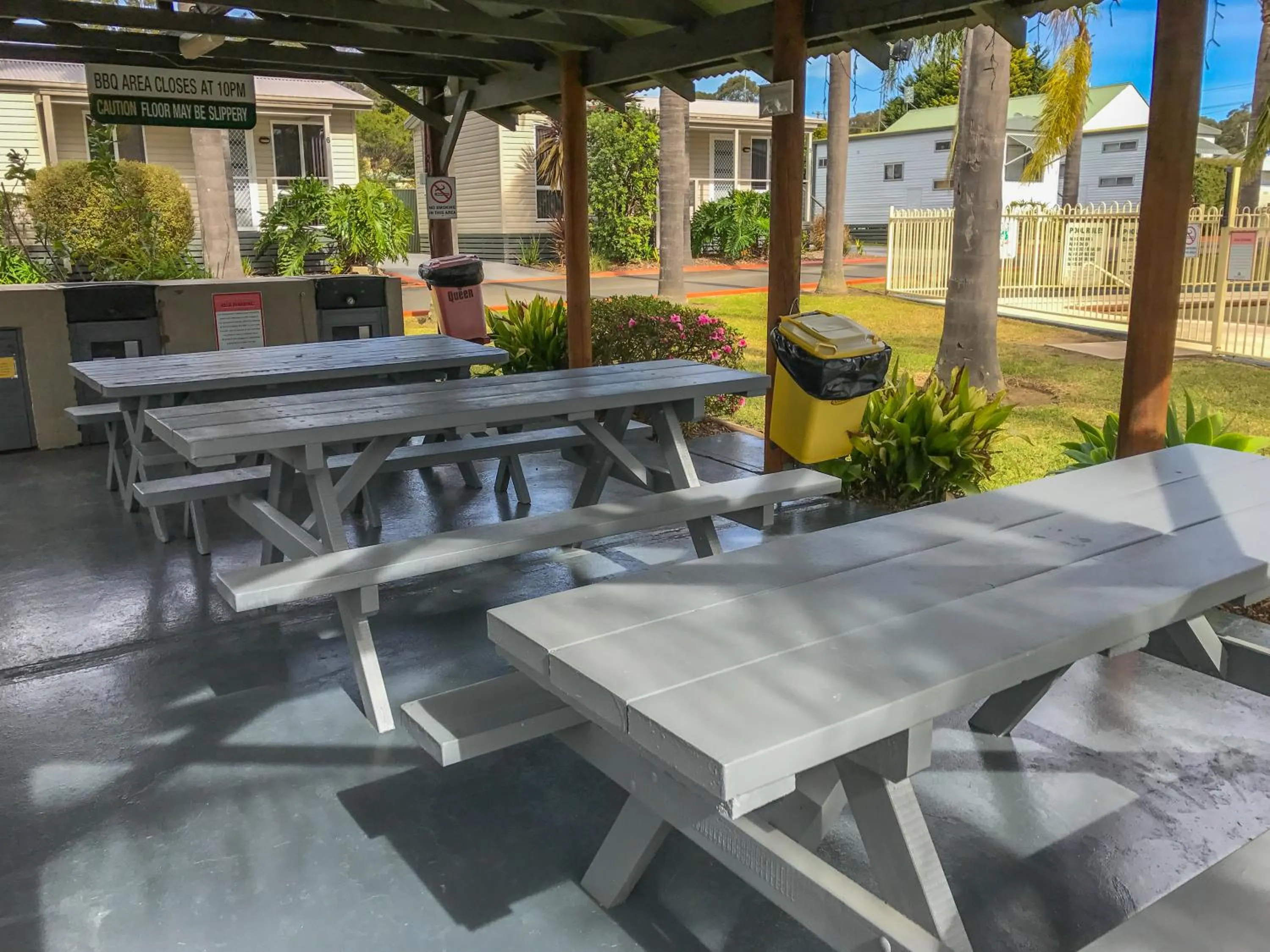 BBQ facilities in Treehaven Tourist Park