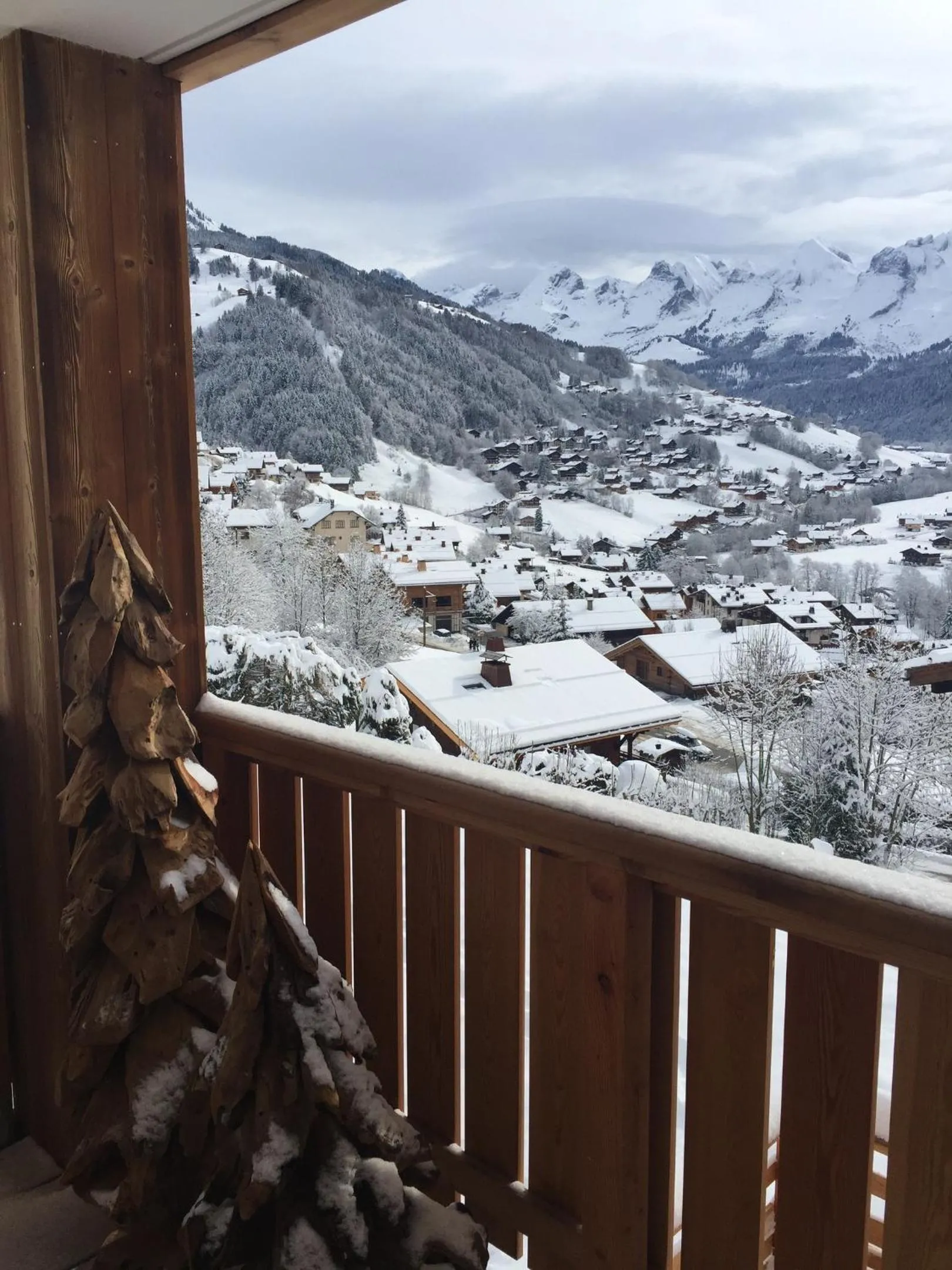 Appartement moderne à Le Grand-Bornand 70 m² avec vue montagne