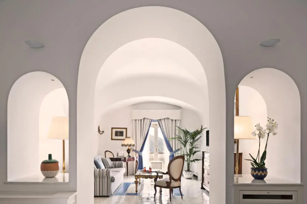 Junior Suite with Pool View in Palazzo Avino Junior Suite with Pool View in Palazzo Avino