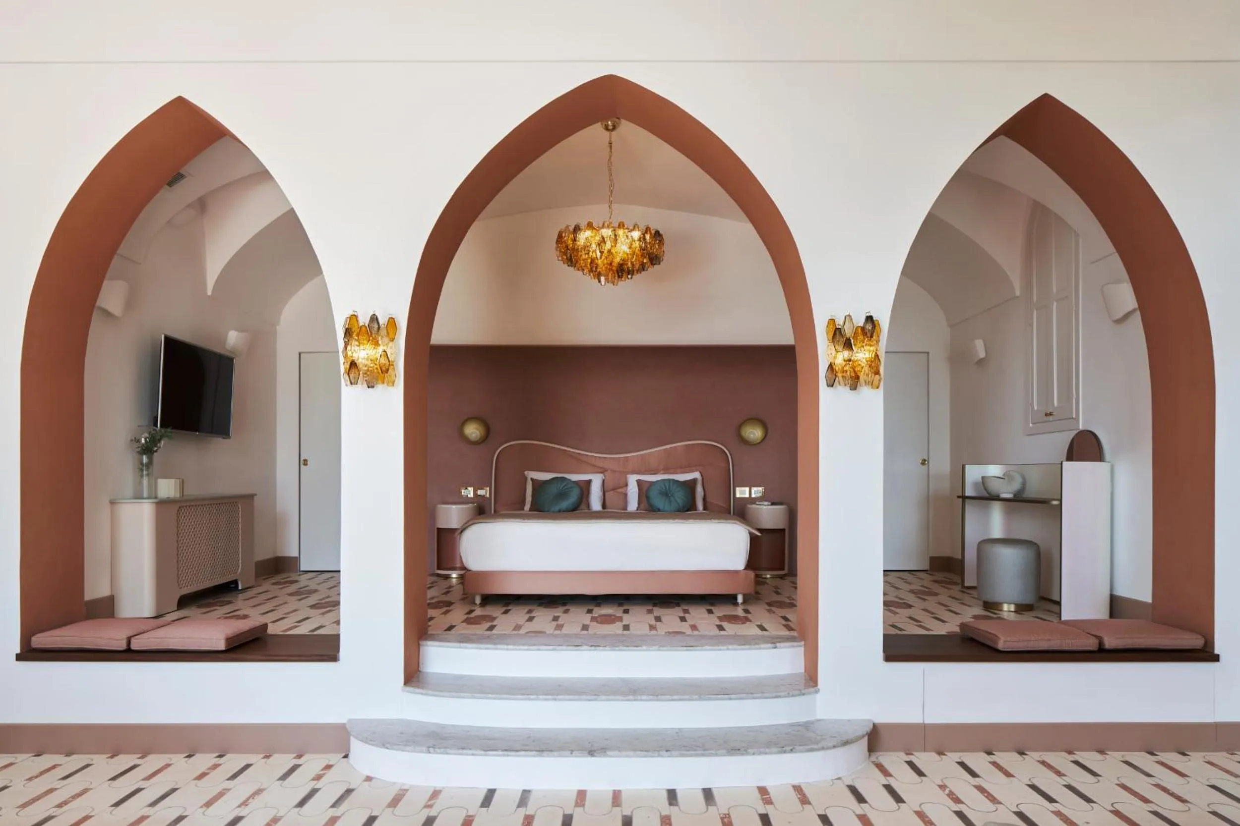 Bedroom in Palazzo Avino