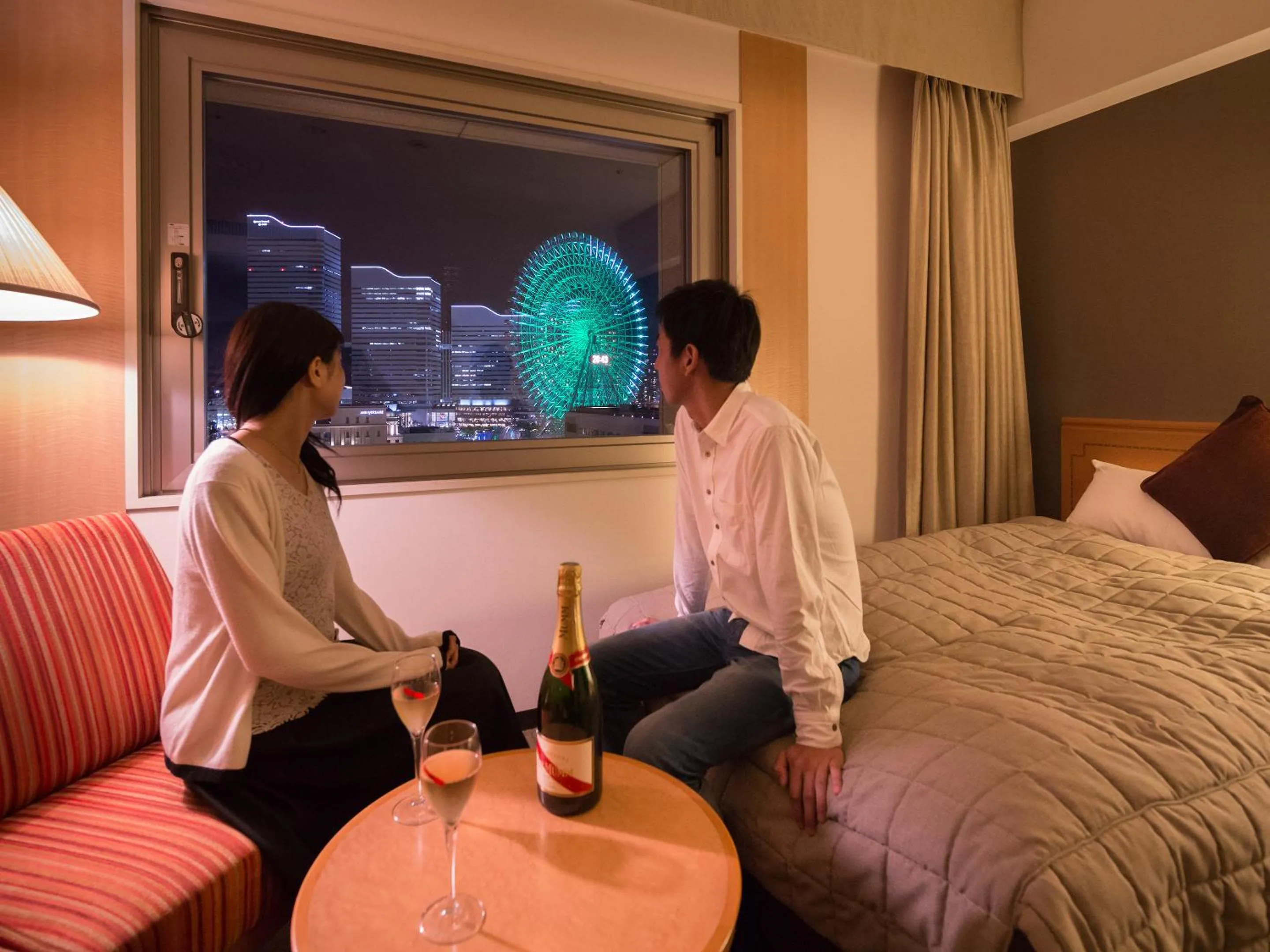 View (from property/room), Bed in Navios Yokohama