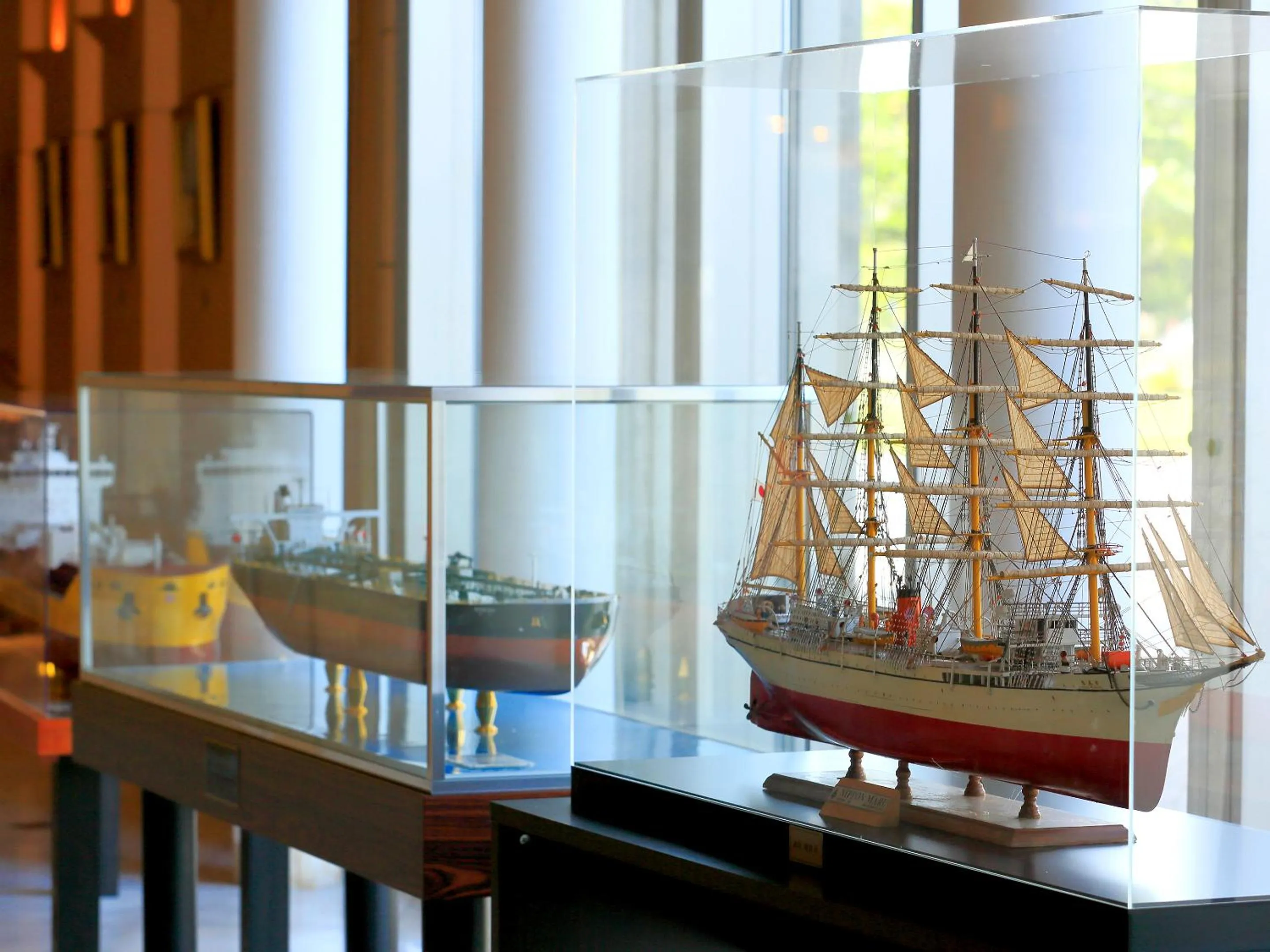 Decorative detail in Navios Yokohama