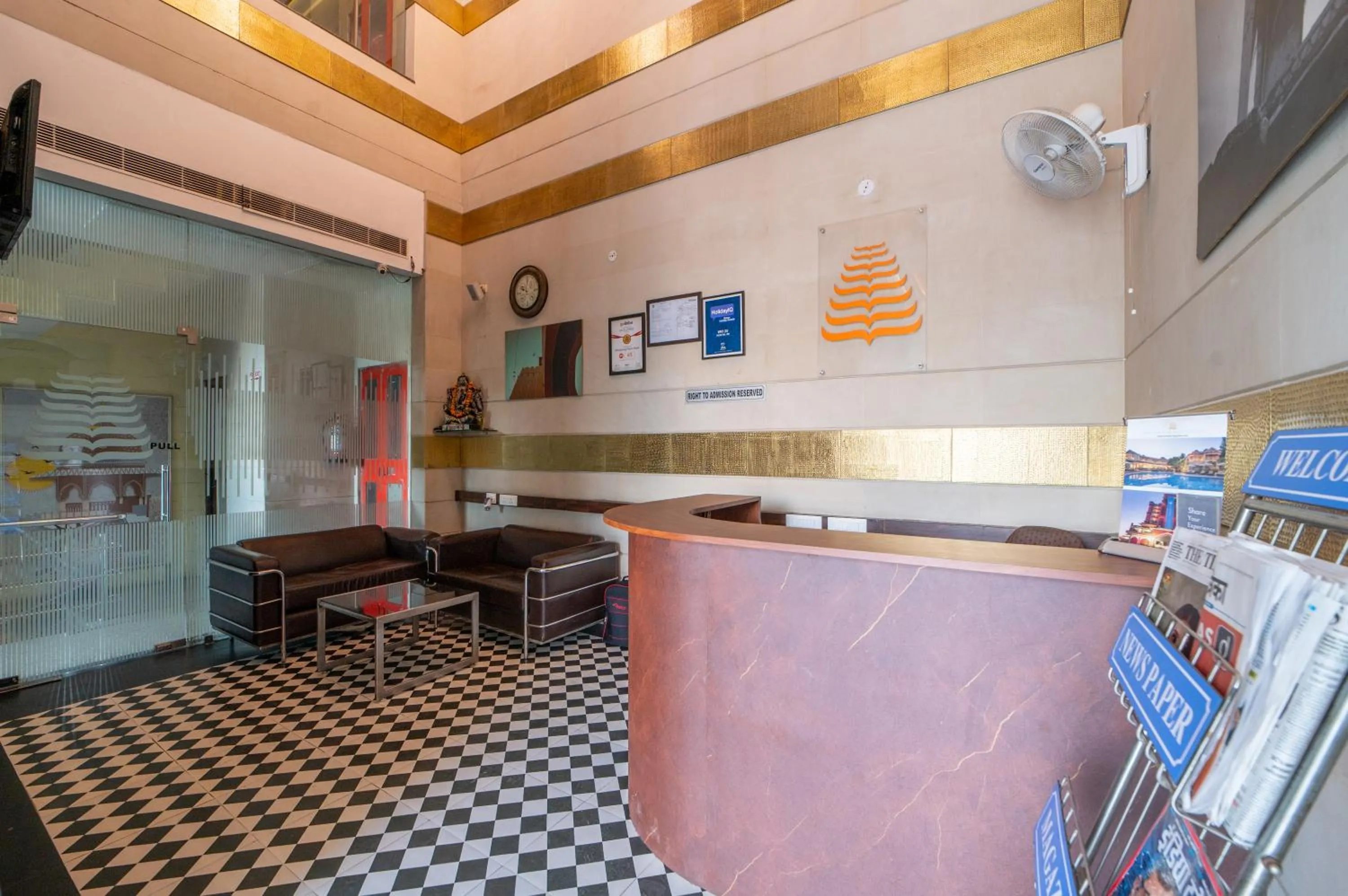 Facade/entrance in Whispering Palms Hotel Jaipur