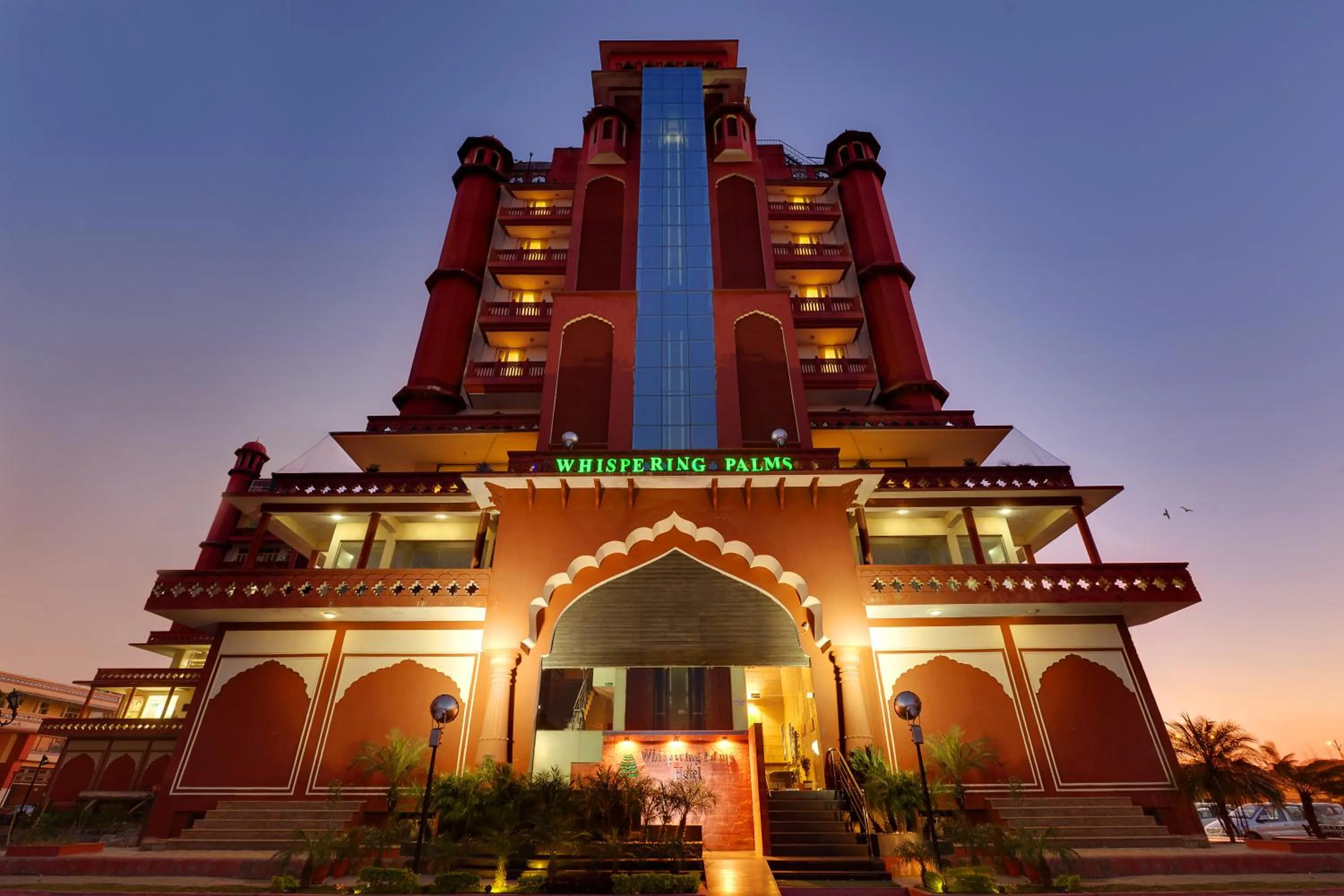 Facade/entrance in Whispering Palms Hotel Jaipur