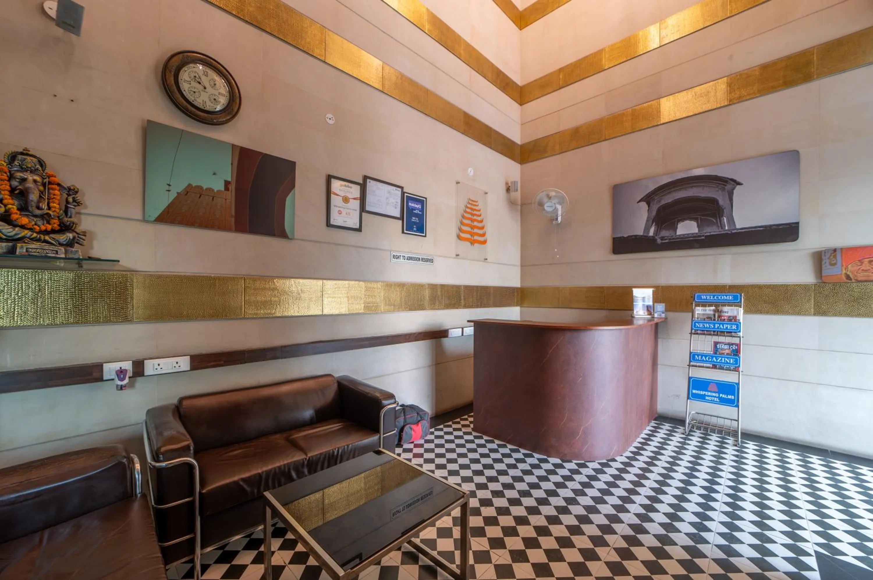 Facade/entrance in Whispering Palms Hotel Jaipur