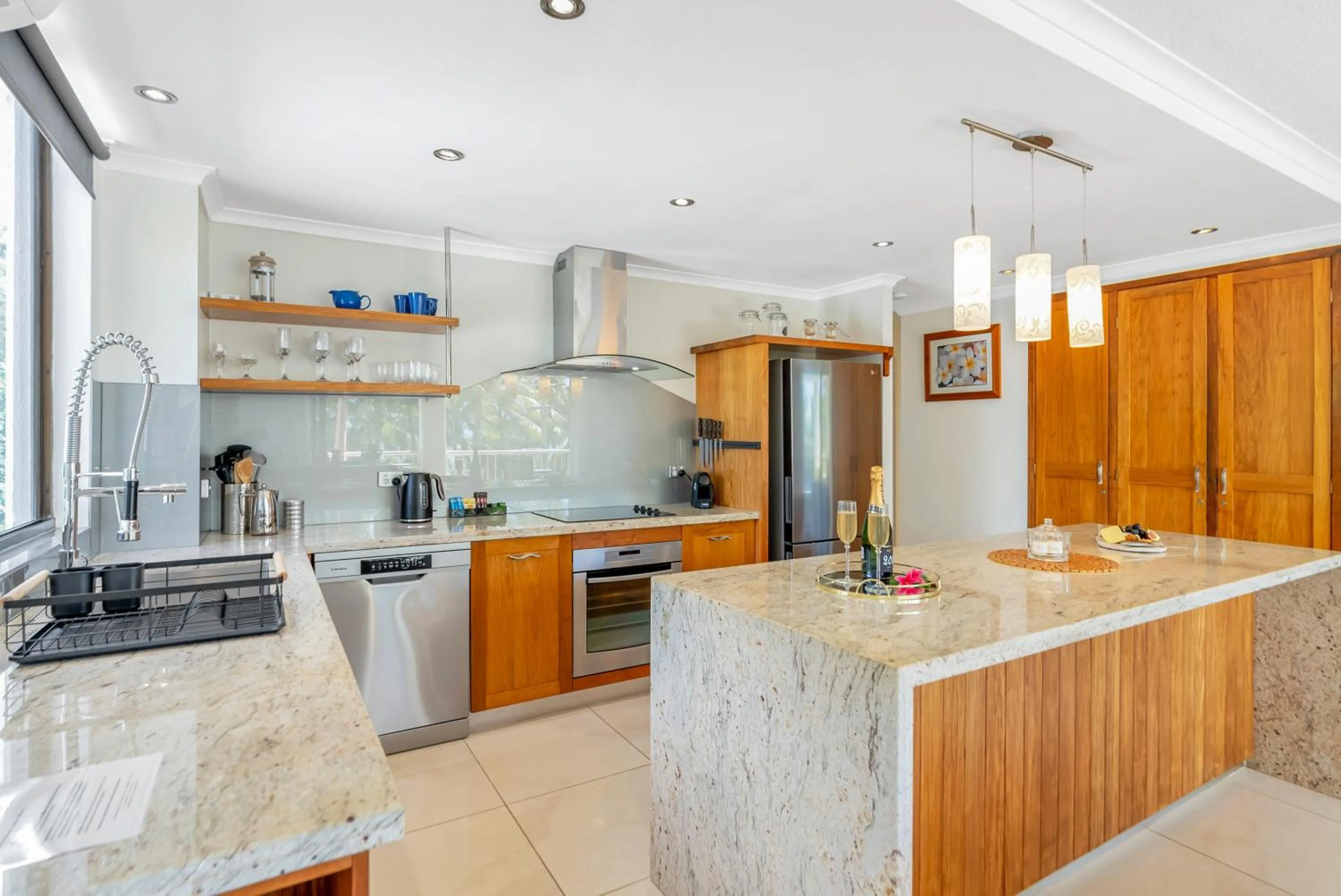 kitchen in Argosy On The Beach
