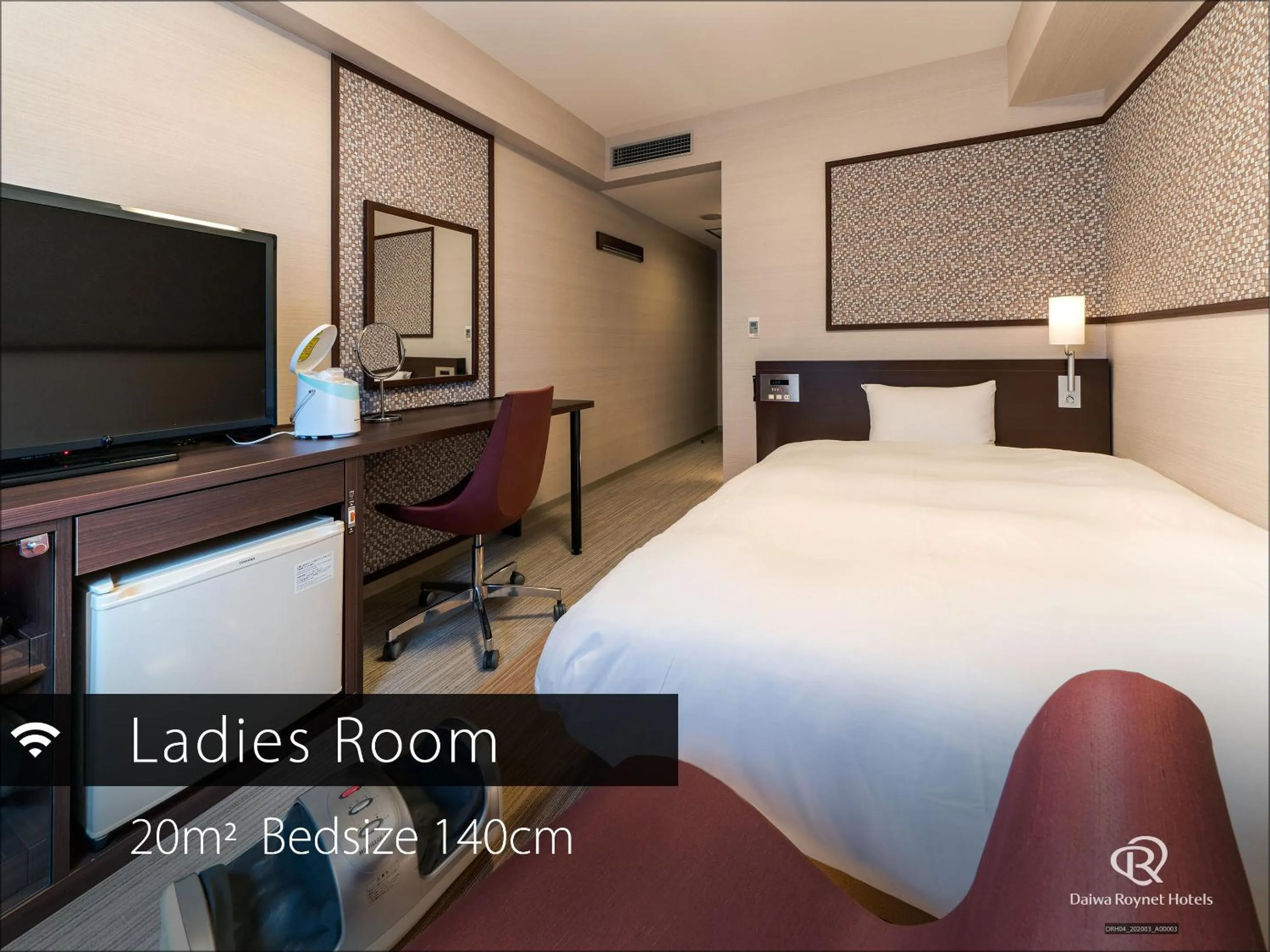 Bed in Daiwa Roynet Hotel Nagoya Eki Mae