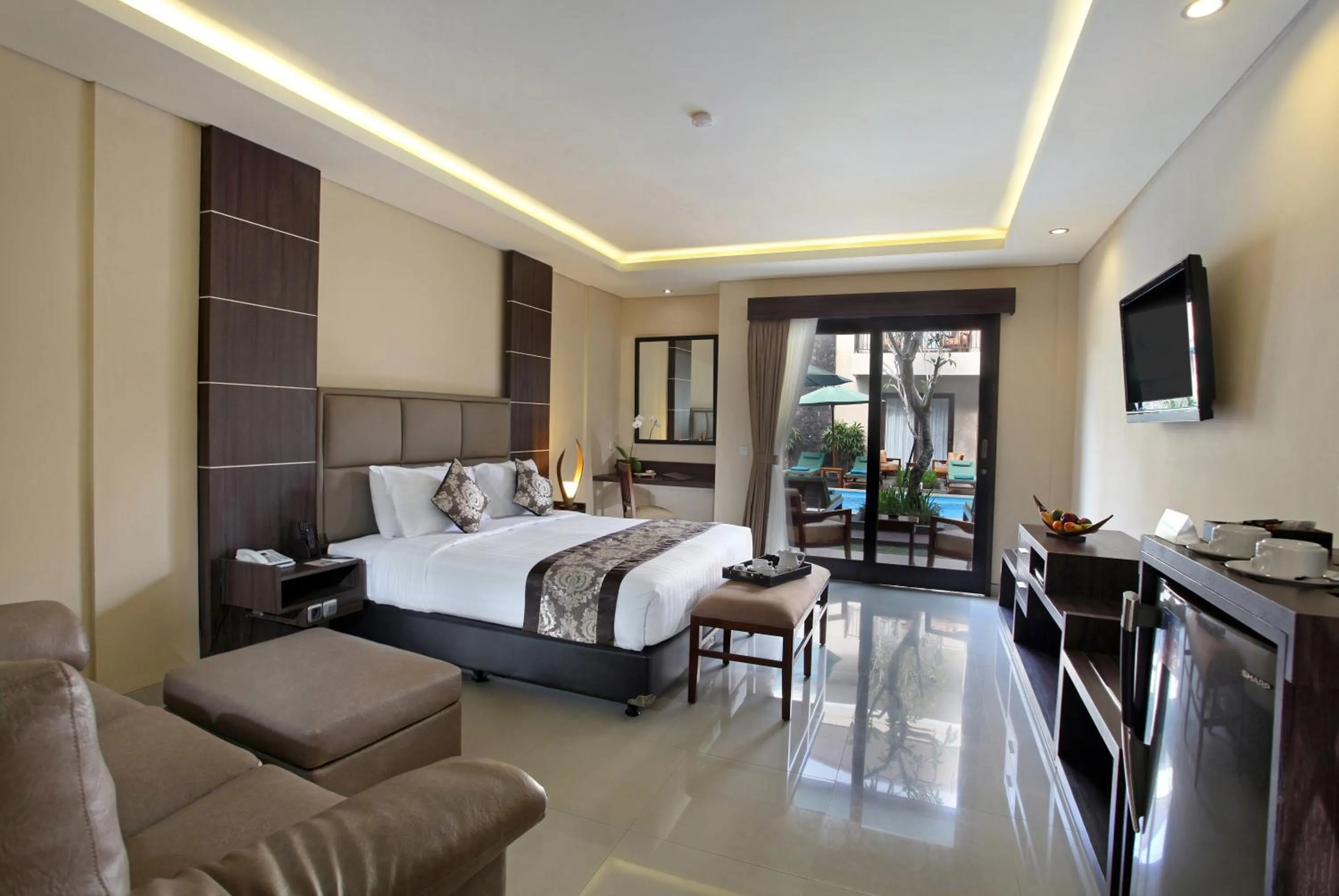Photo of the whole room, Bed in d'Penjor Seminyak