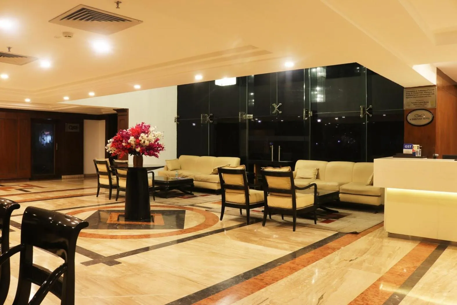Lobby or reception in Le Lac Sarovar Portico- Ranchi