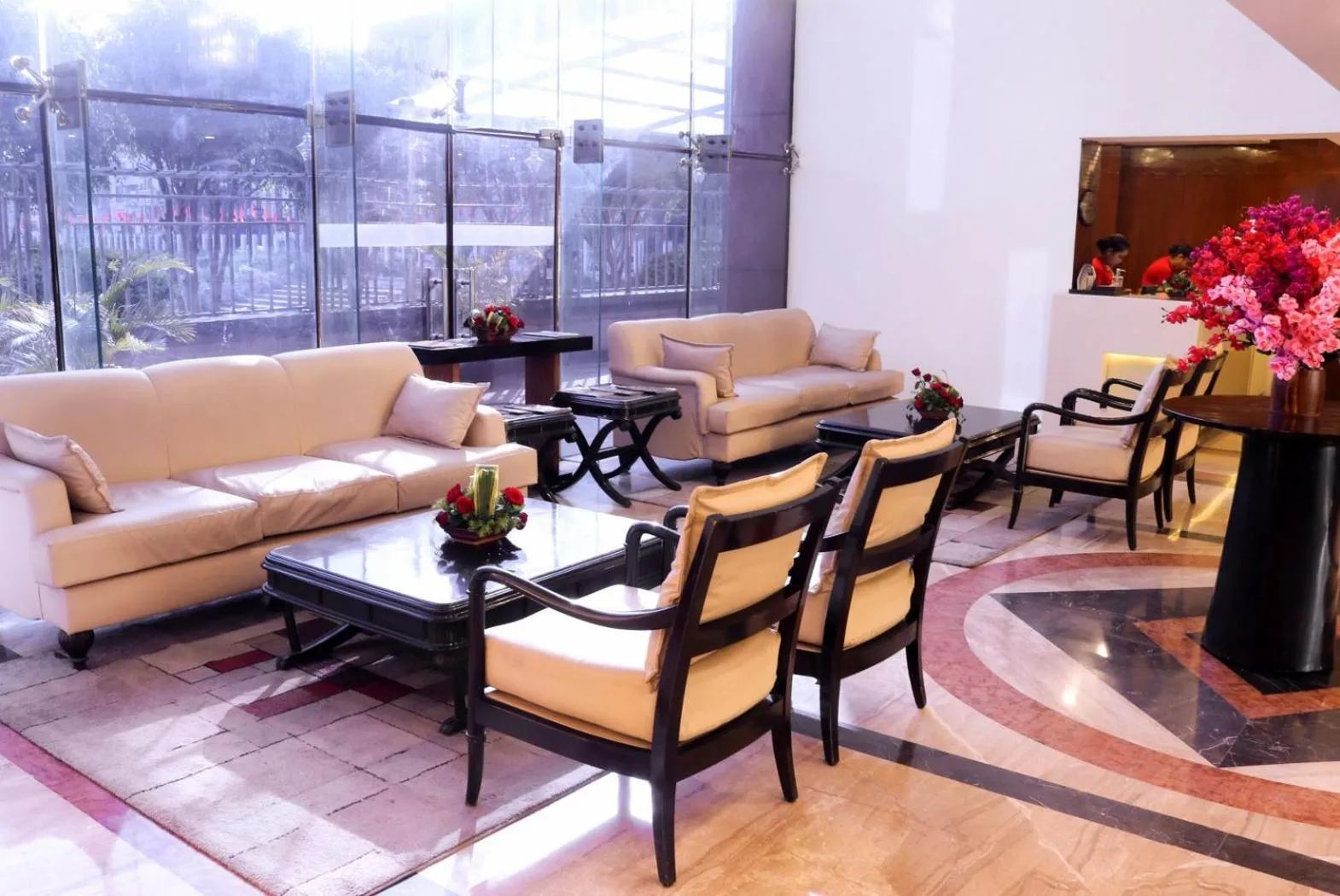 Lobby or reception in Le Lac Sarovar Portico- Ranchi