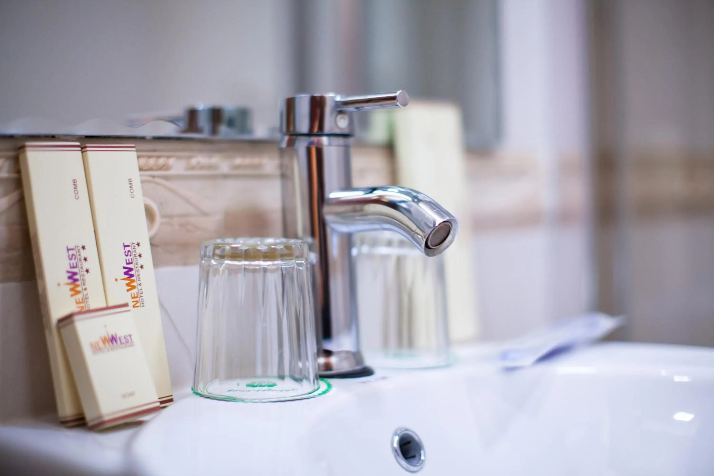 Bathroom in New West Hotel