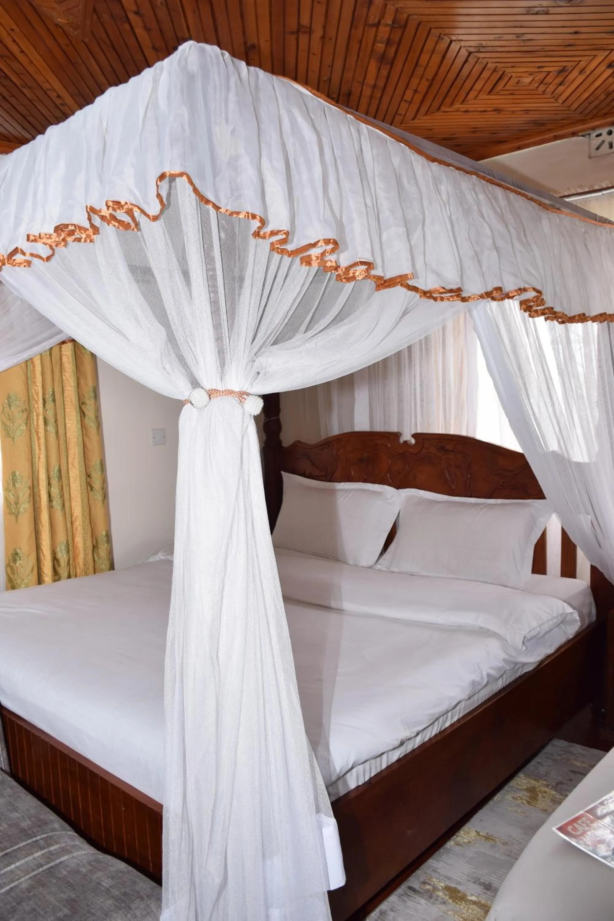 Bed in Zarita Boutique Hotel